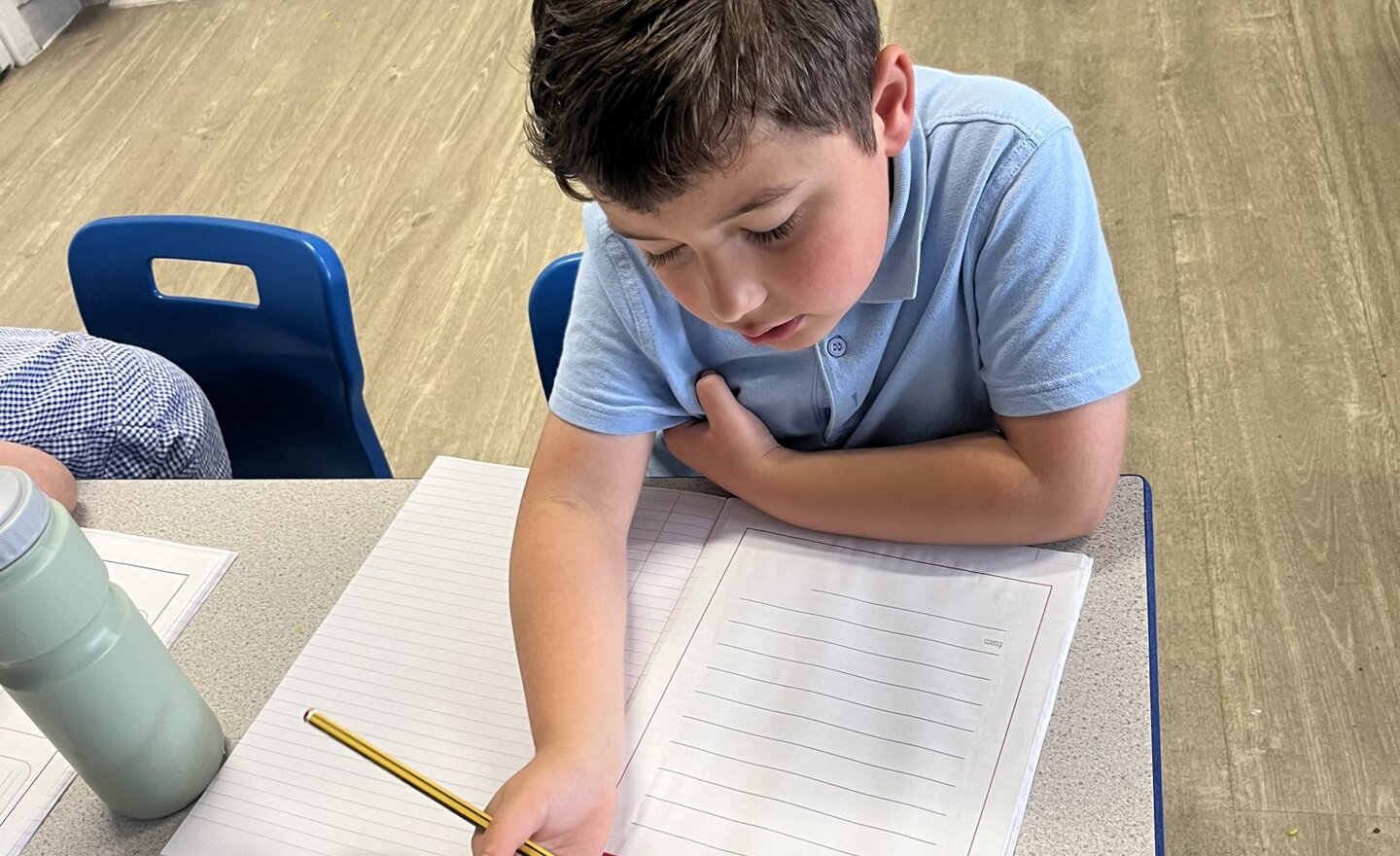 Image of Year 1 - Writing a letter to Victorian children