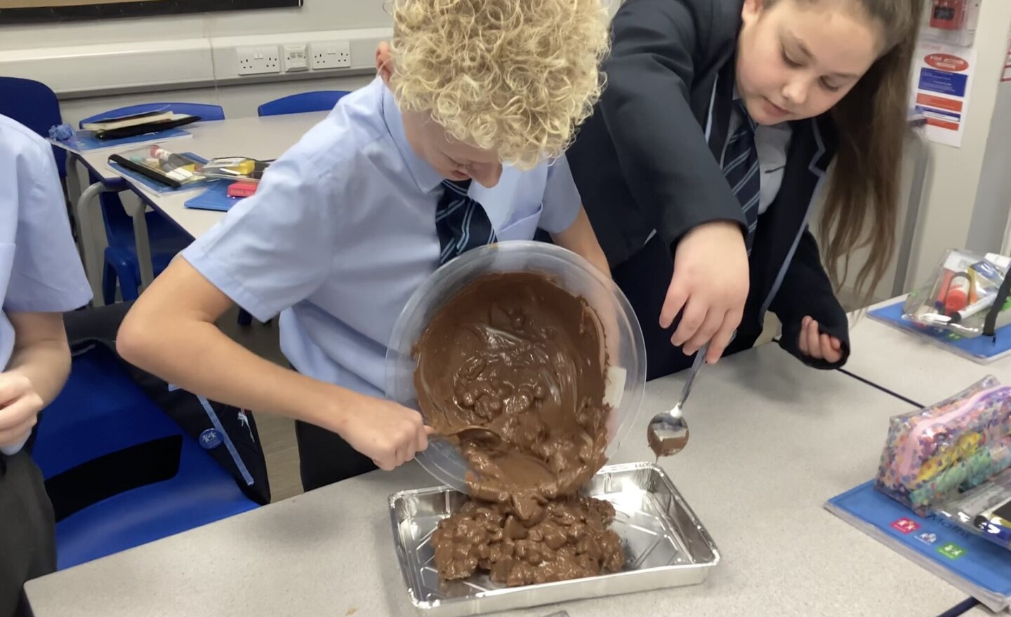 Image of Making Rocky Road in Year 6!