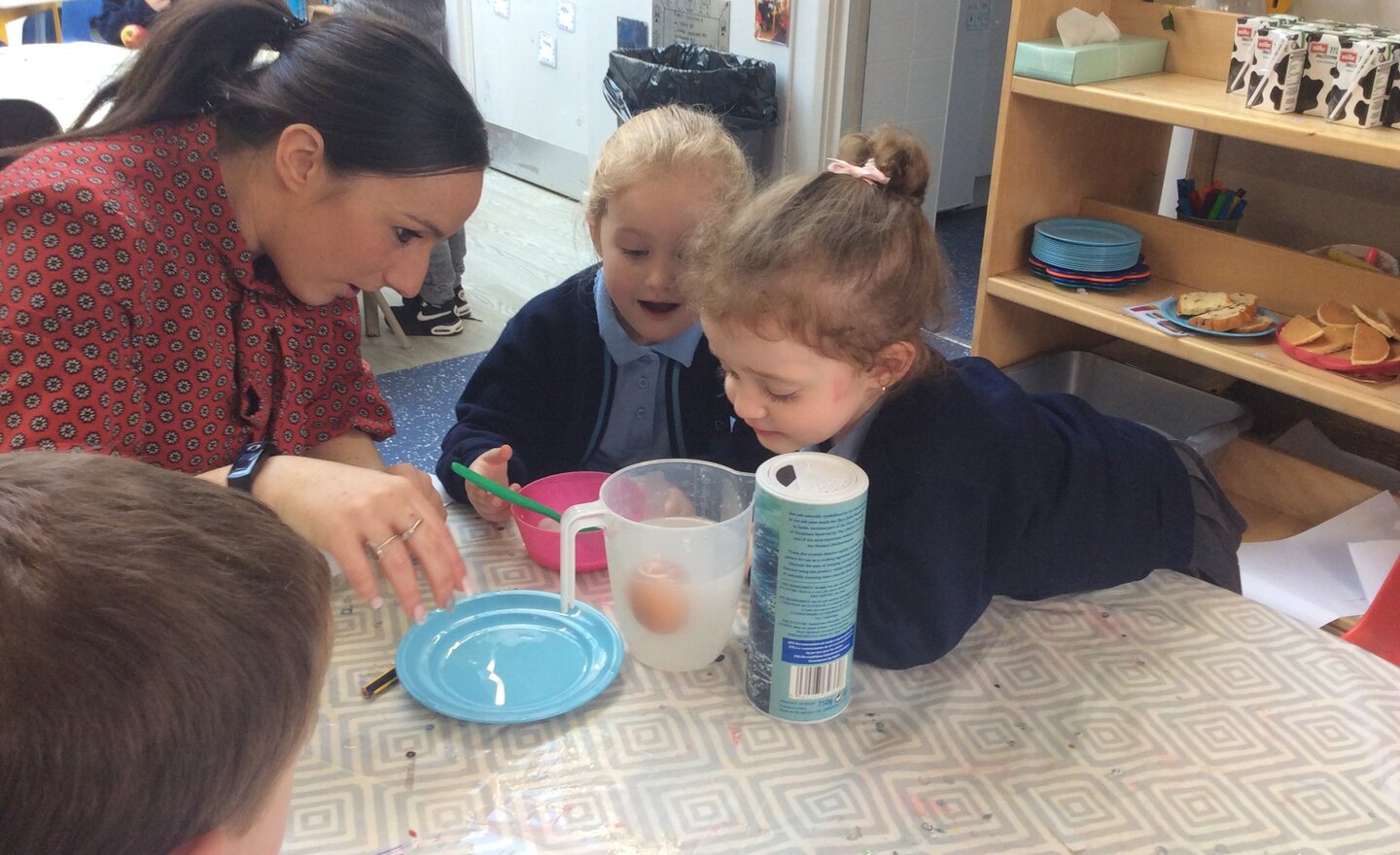 Image of Nursery- Floating egg experiment 