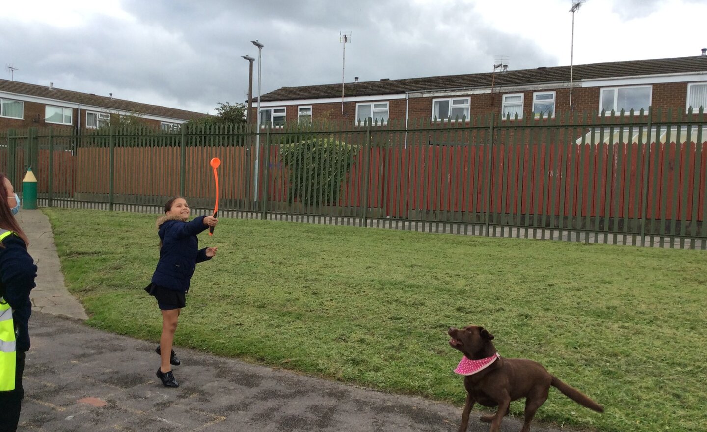 Image of Year 5 - Outside with Poppy!