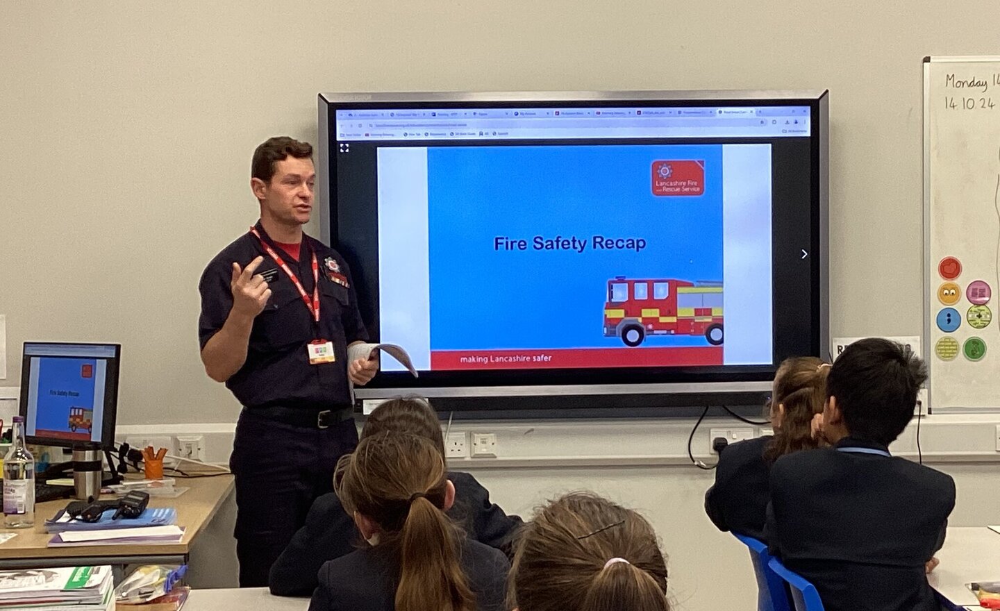 Image of Fire and Road Safety with Lancashire Fire and Rescue Service - Year 6 2024