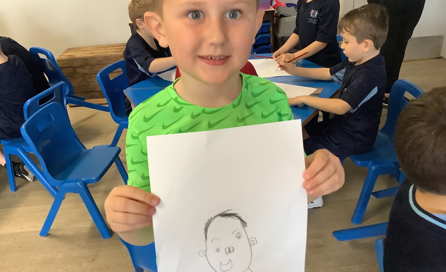 Image of Year 1 - Art - Drawing Self Portraits