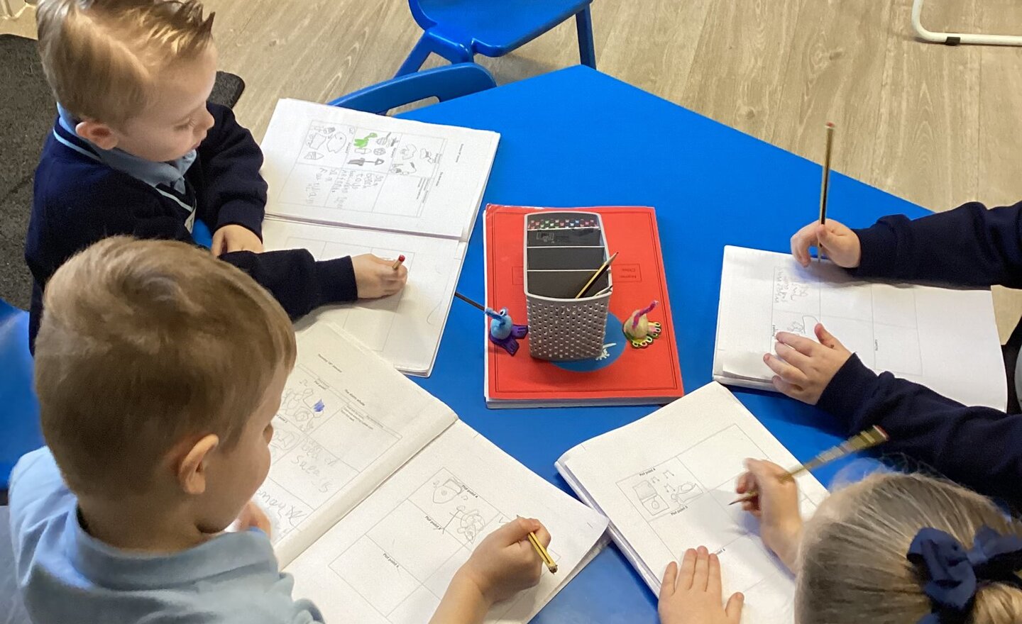 Image of Y1 writing