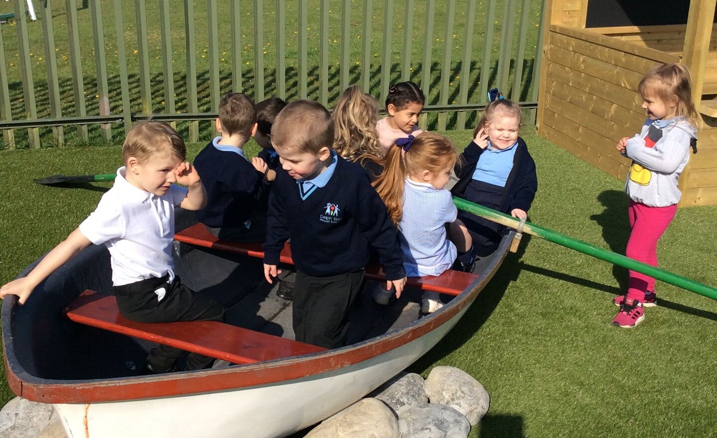 Image of Pre School- Fun in our new outdoor area