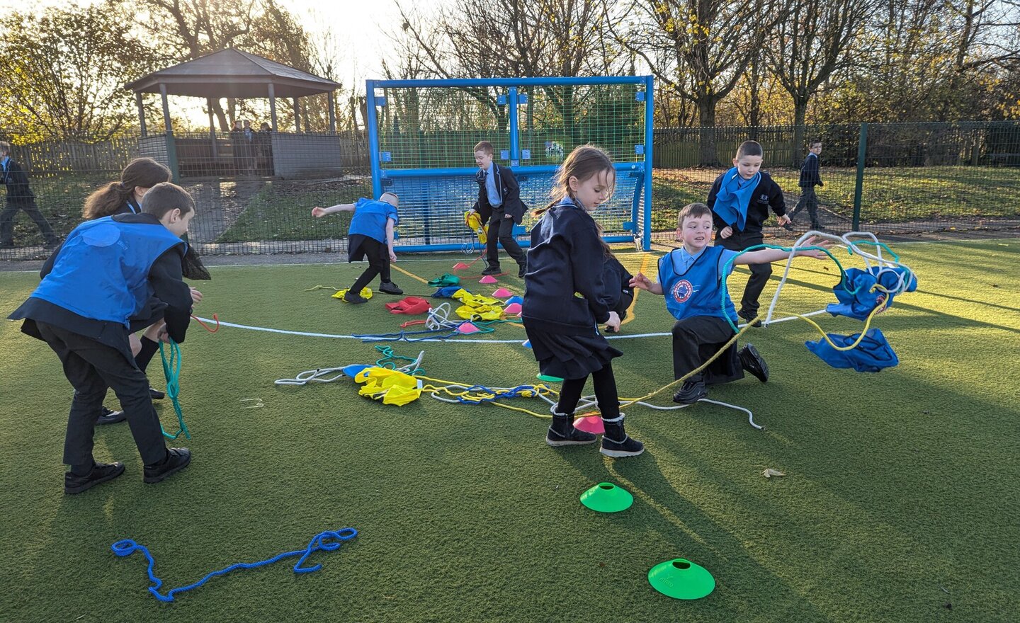 Image of Y5 playground leaders