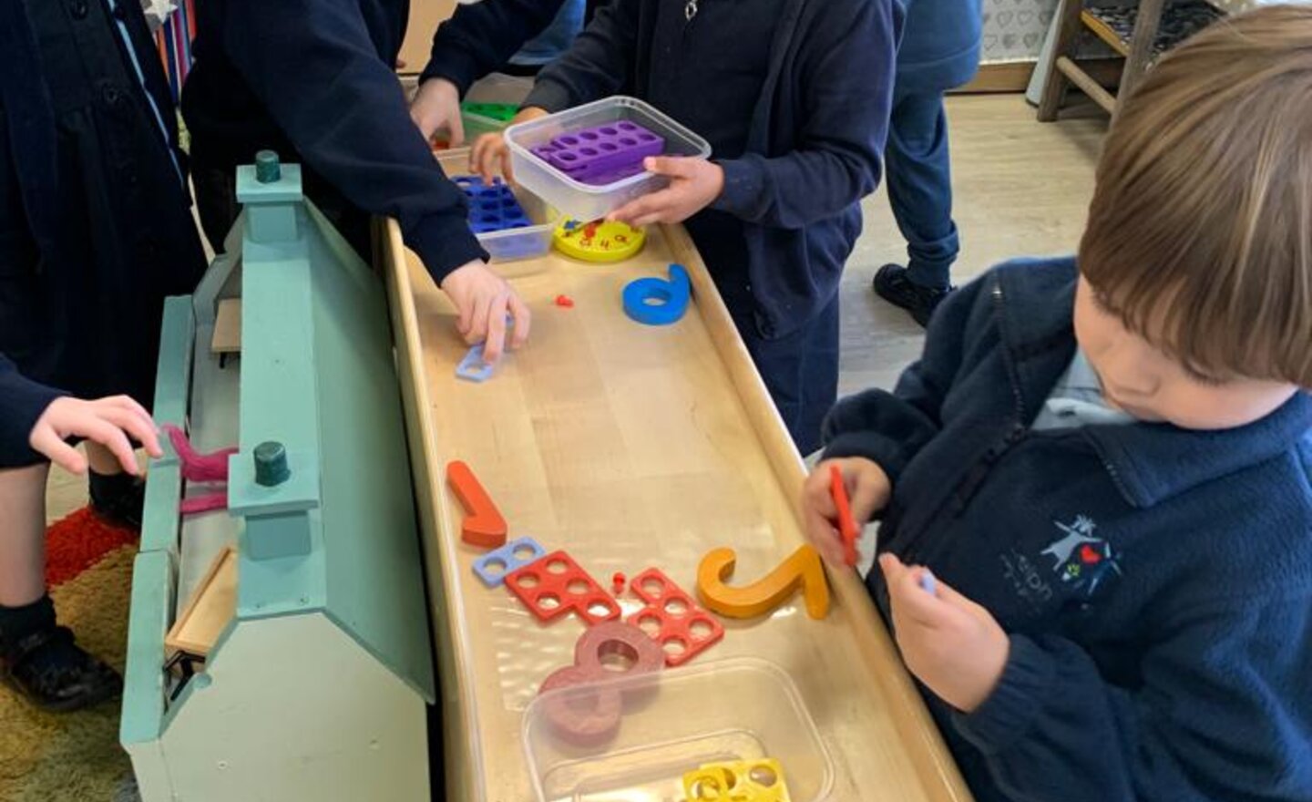 Image of Reception's Preparations for Chinese New Year