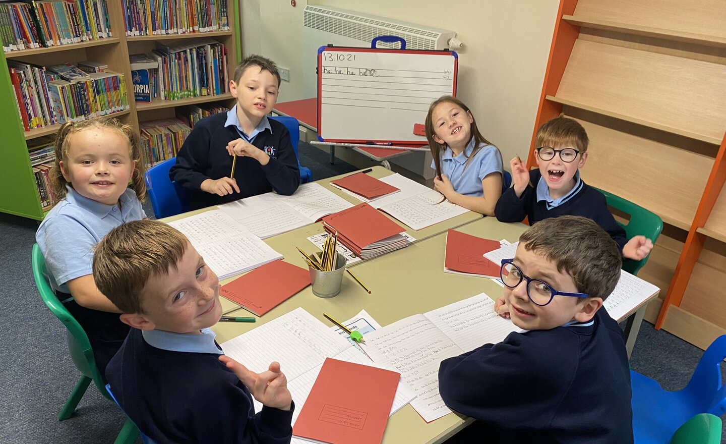 Image of Handwriting heroes in Year 3