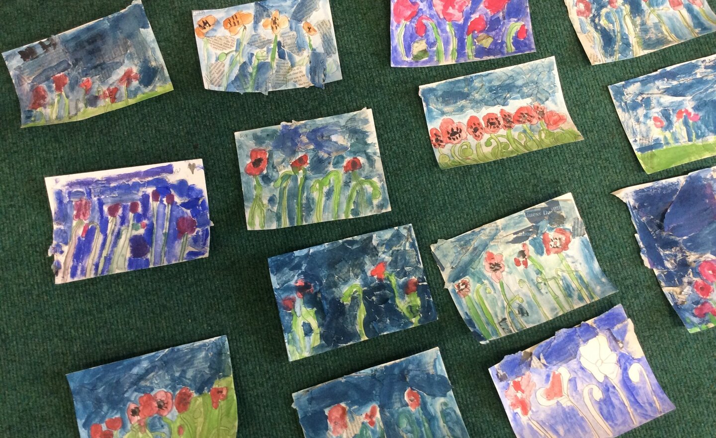 Image of Year 4 - Poppy Art 