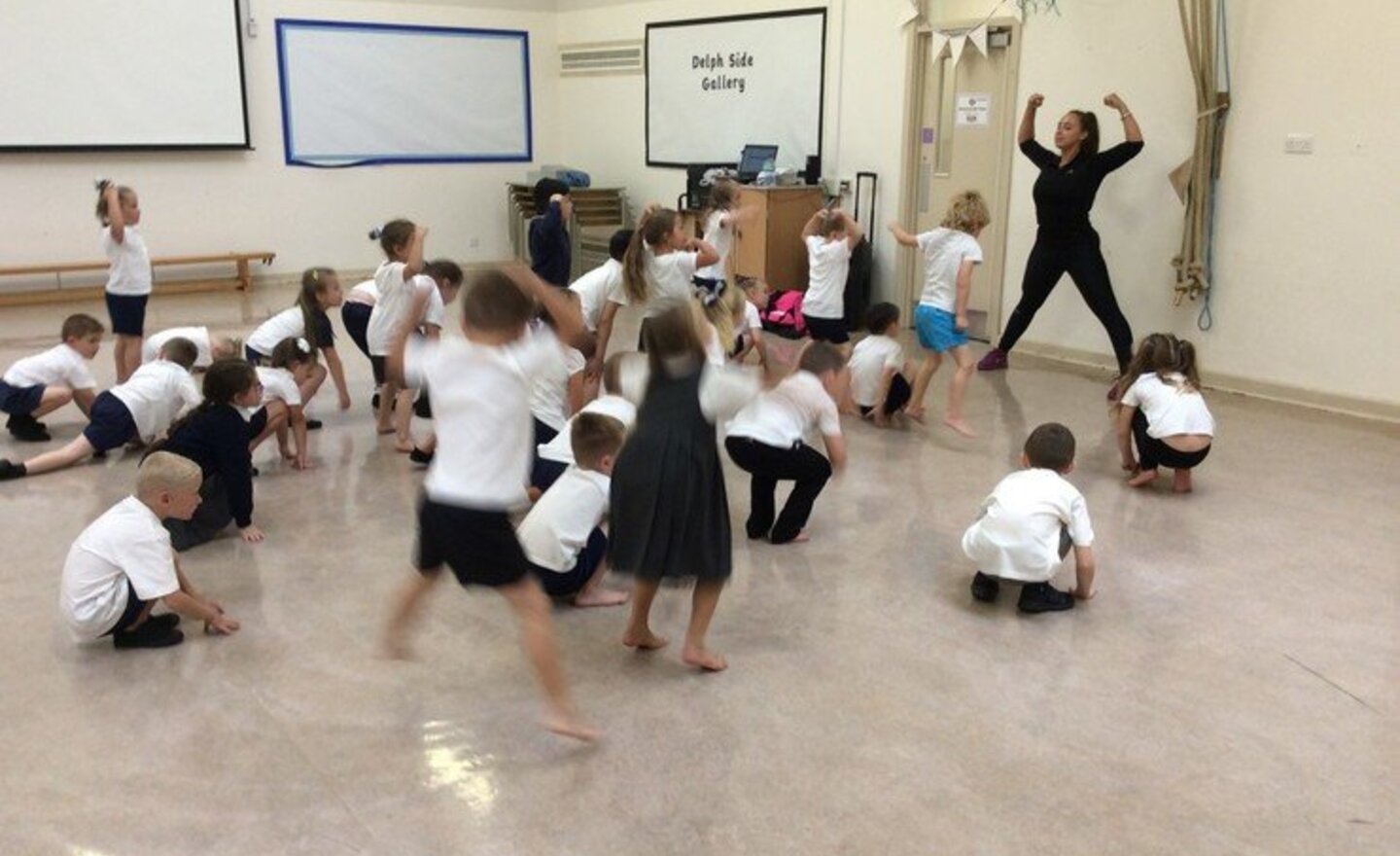 Image of Our first PE lesson