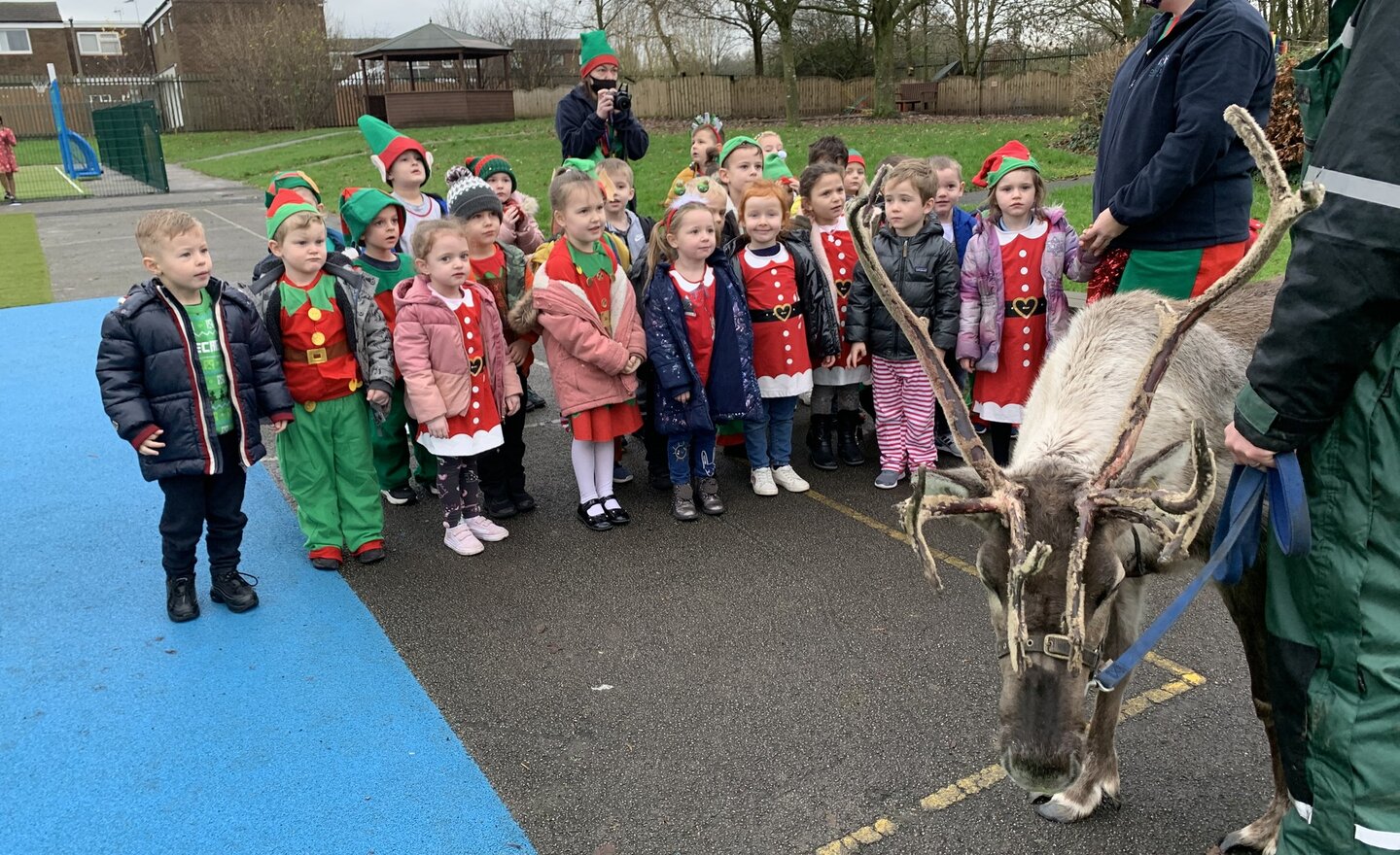 Image of Elf Day in Reception!