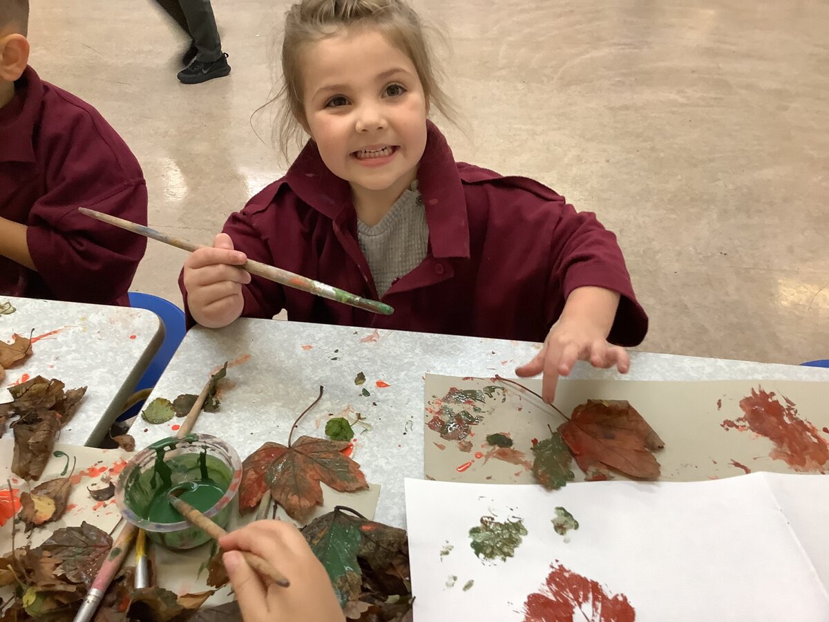 Reception - Art - Autumn Leaf Printing | Delph Side Community Primary ...