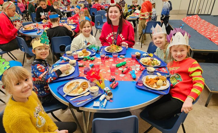 Image of EYFS and KS1 Christmas Dinner 2024