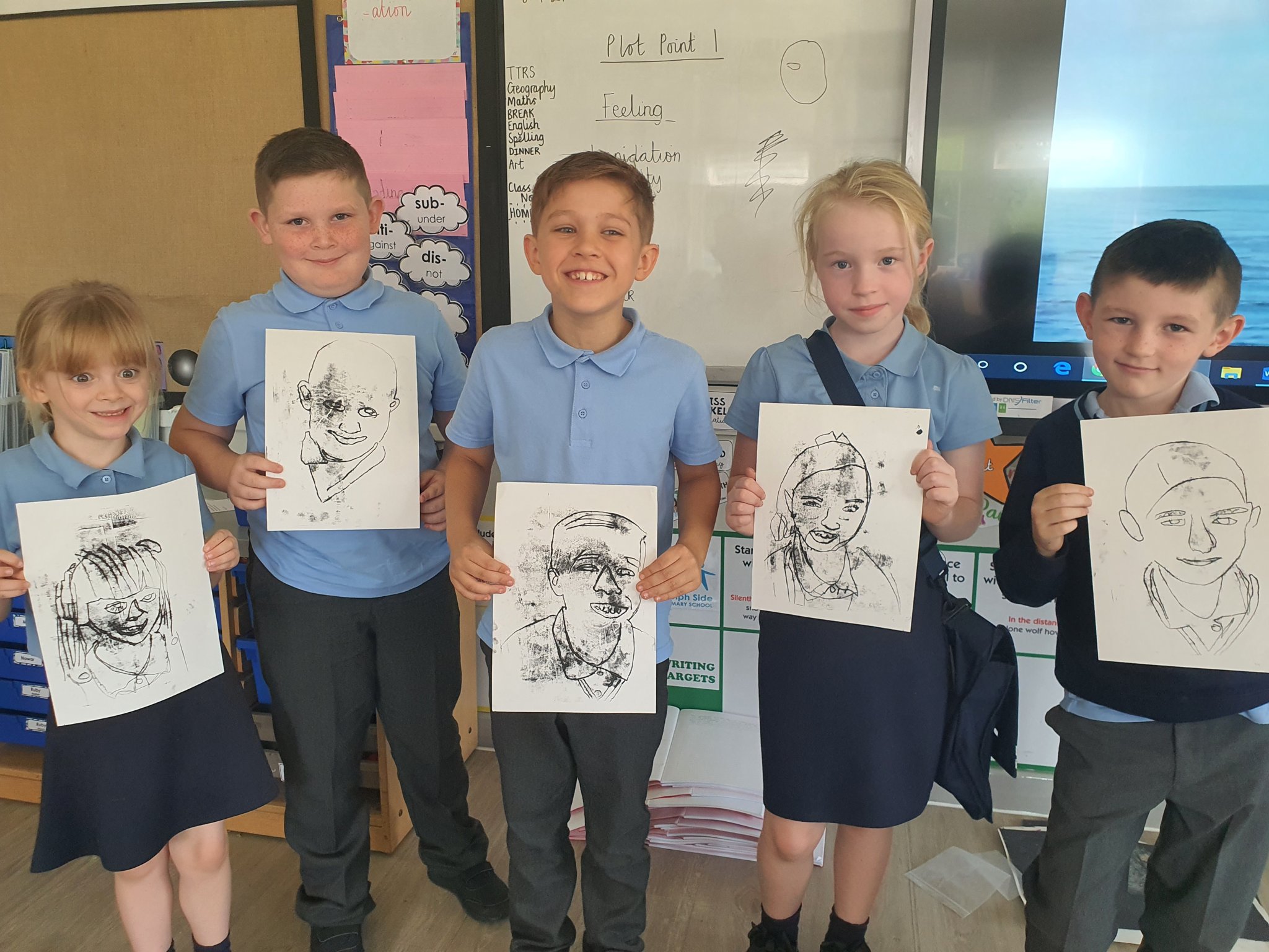 Image of Year 4 - Self Portraits