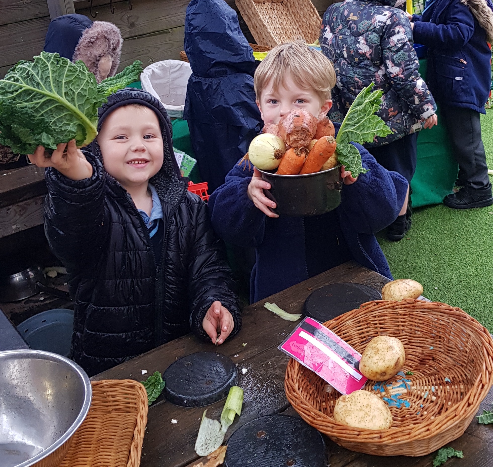 Image of Reception's Vegetable Shop Opening