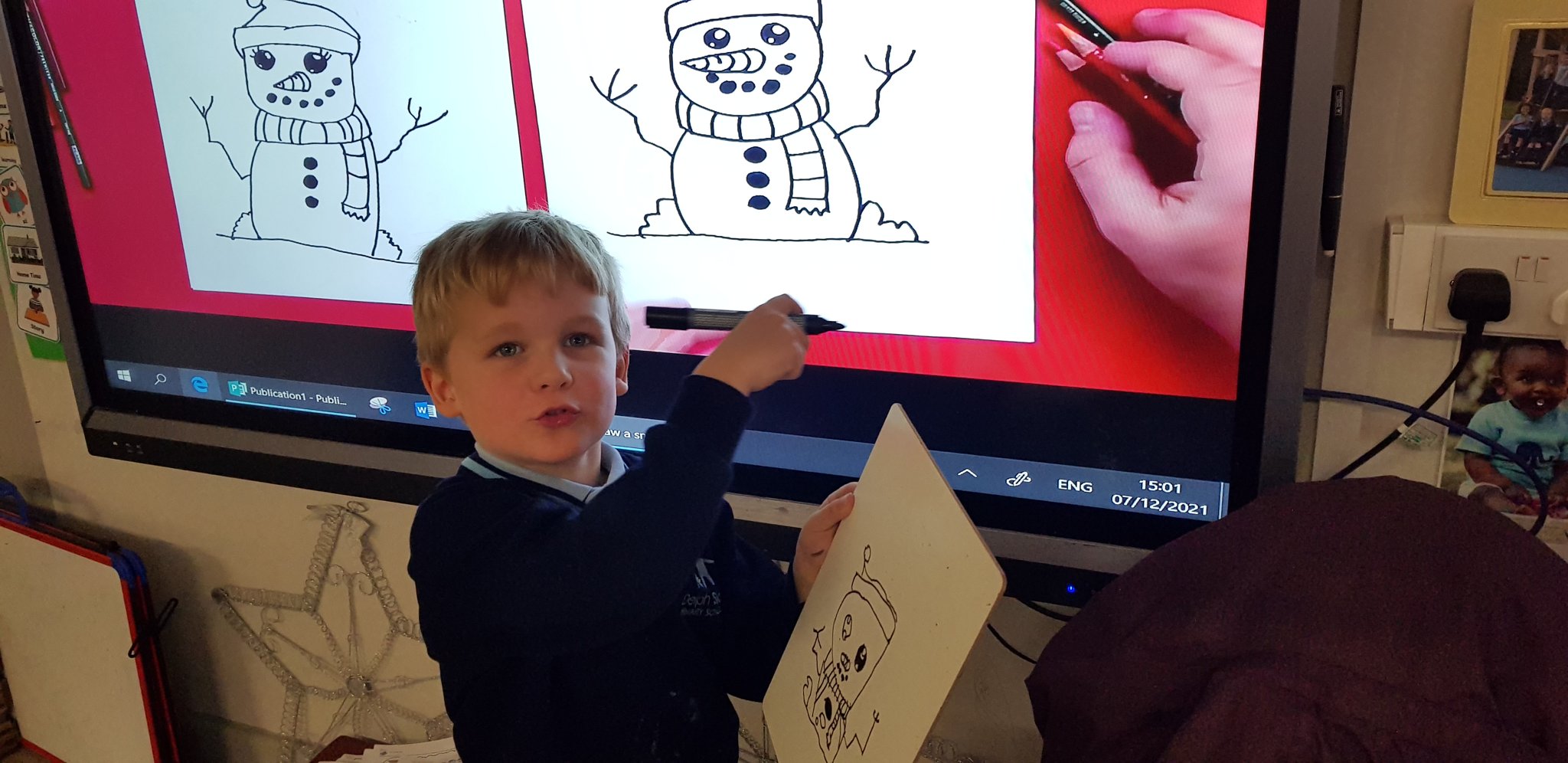 Image of Do you want to draw a snowman? 