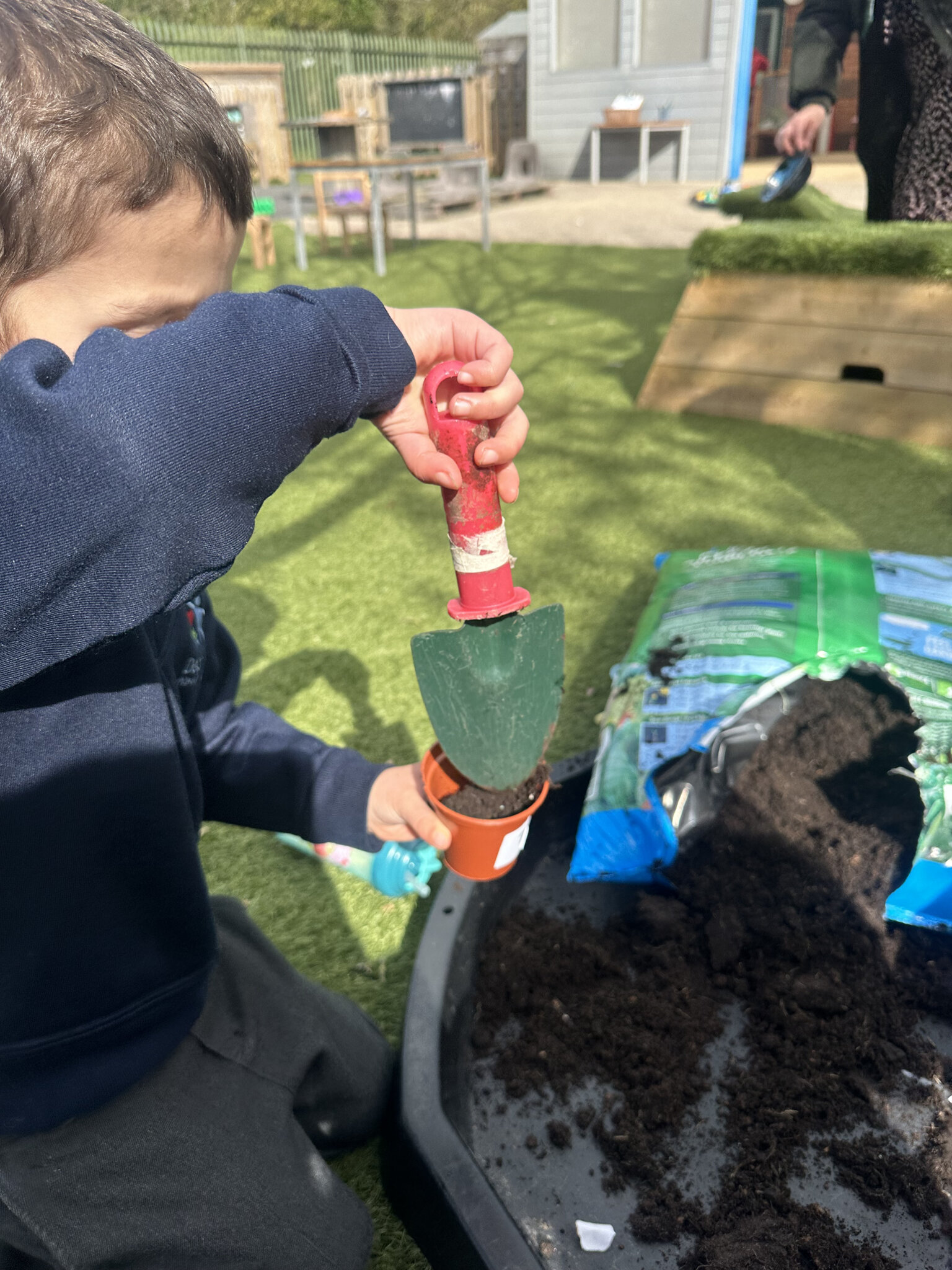 Image of Spring - Planting seeds. 