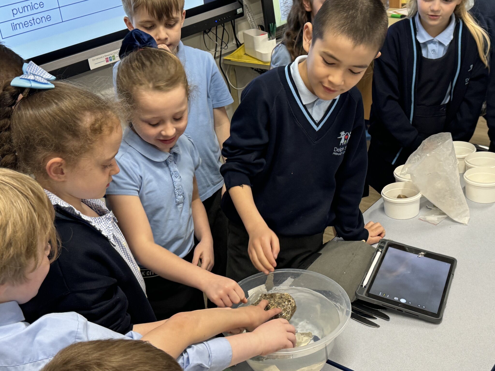 Image of Year 3 testing rocks