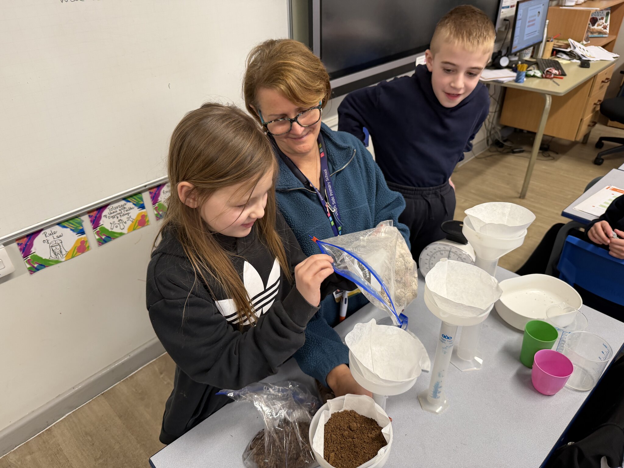 Image of Investigating soil 