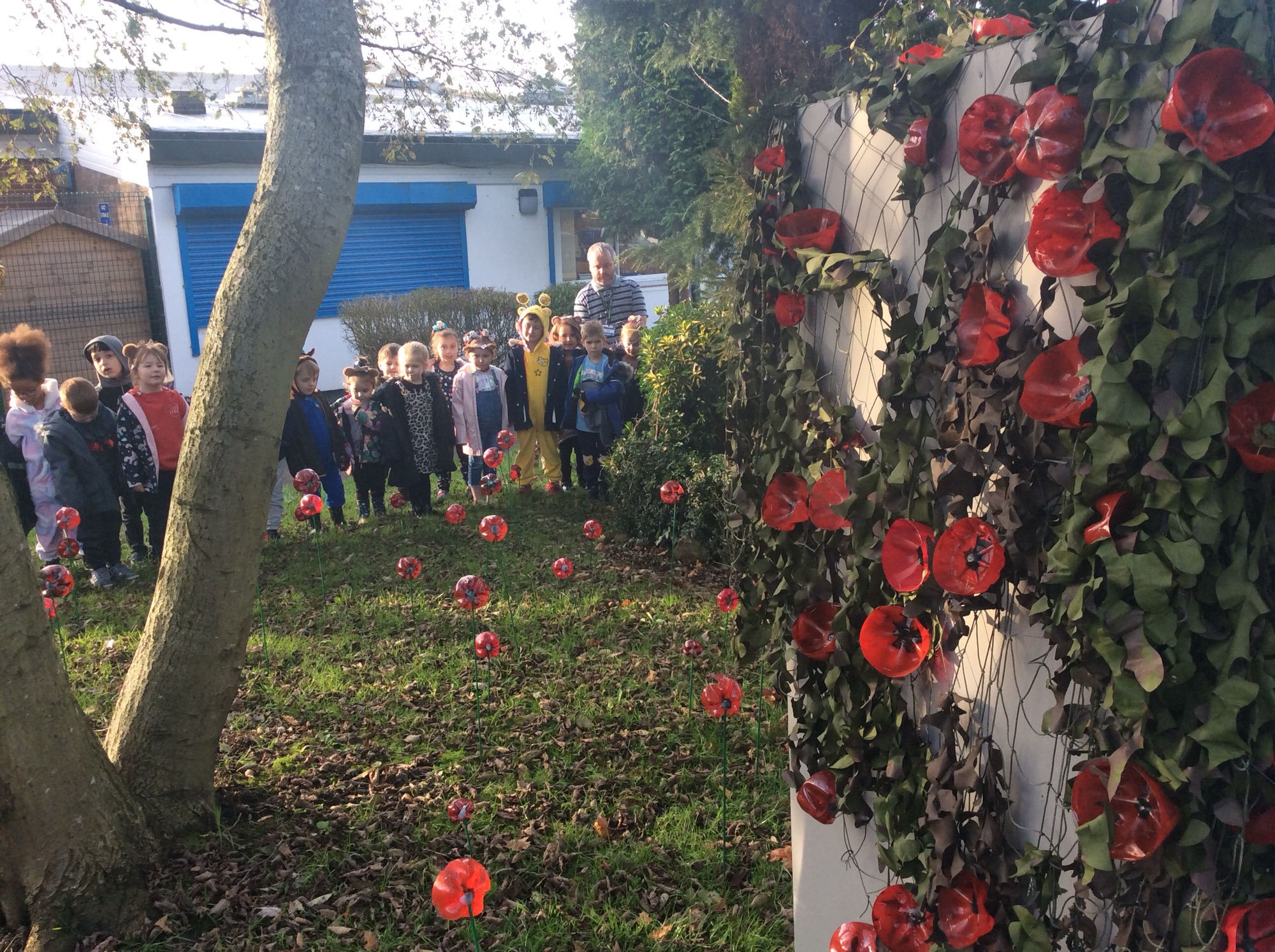 Image of Year 1 - Visiting the Victory Garden and cenotaph