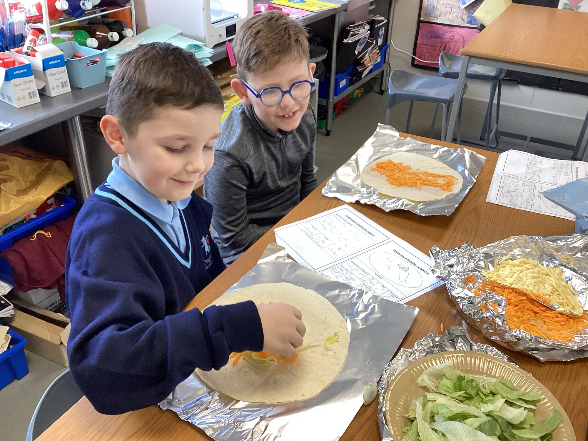 Image of Year 3 - DT - Making Sandwiches 