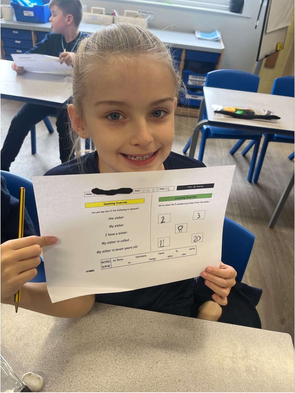 Image of Year 4 - Spanish - Mi Familia