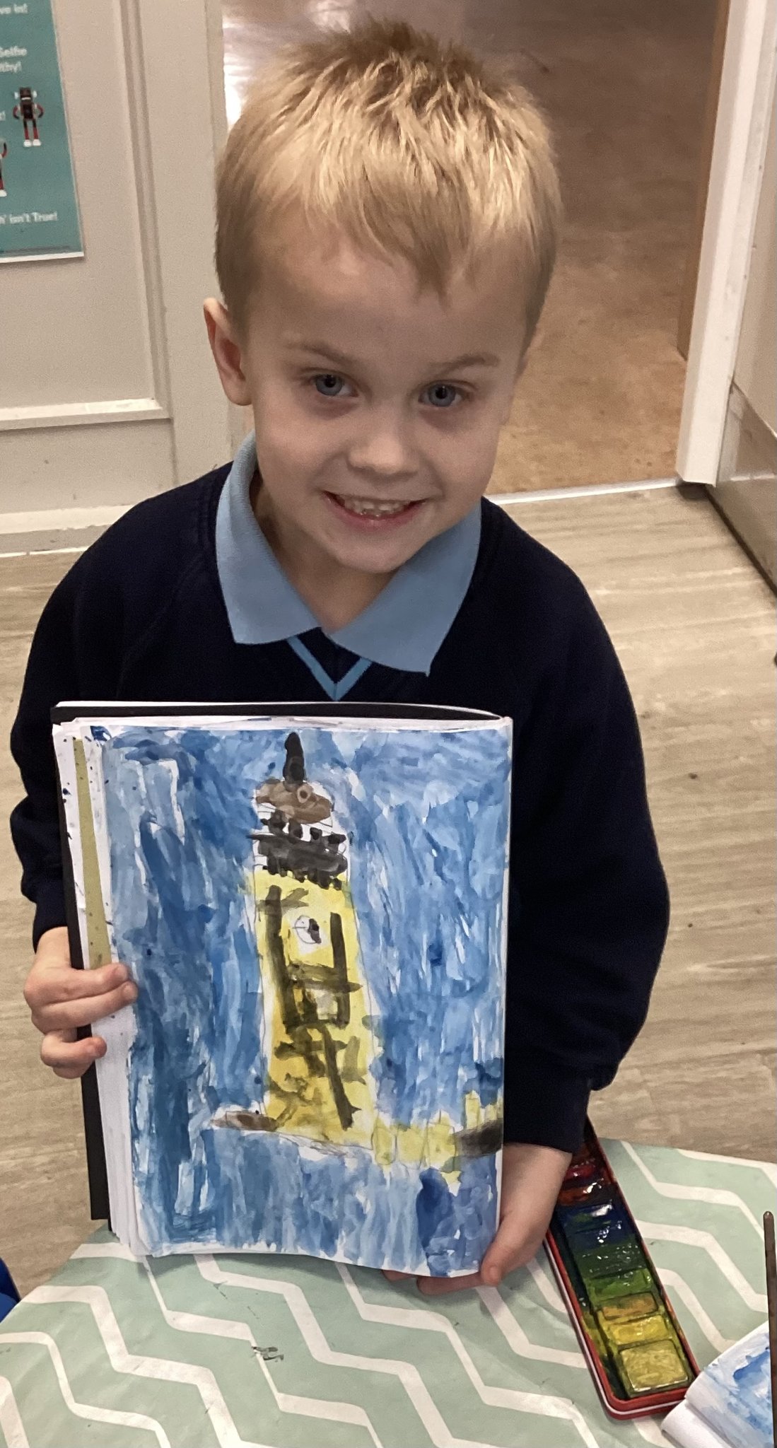 Image of Year 1 Art- London Paintings! 