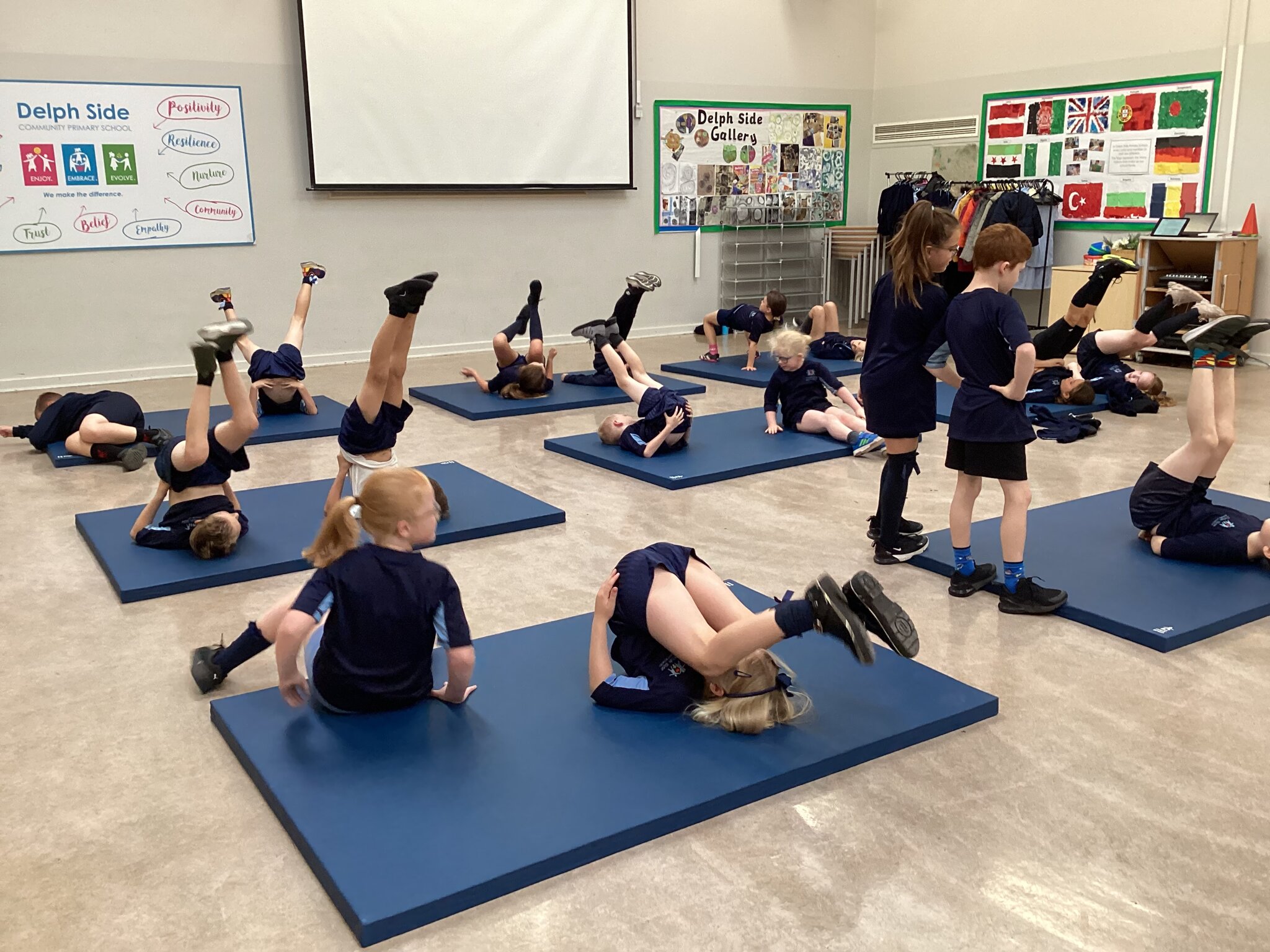 Image of Gymnastics in Year 4