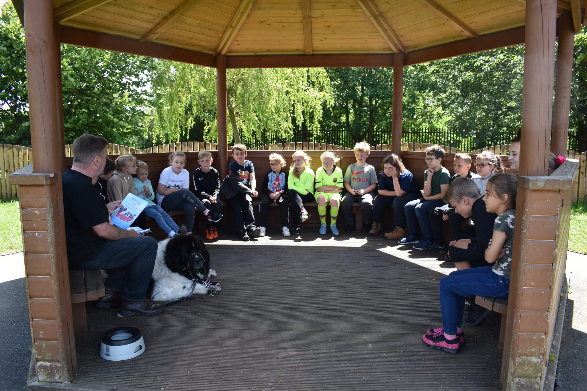 Image of Year 4 - Reading with Monty the Dog