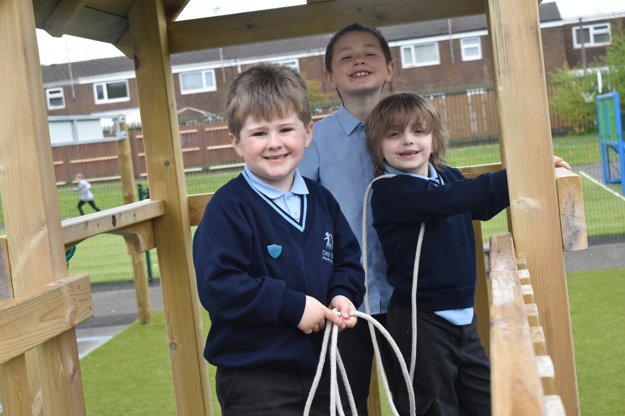 Image of Having fun on the playground