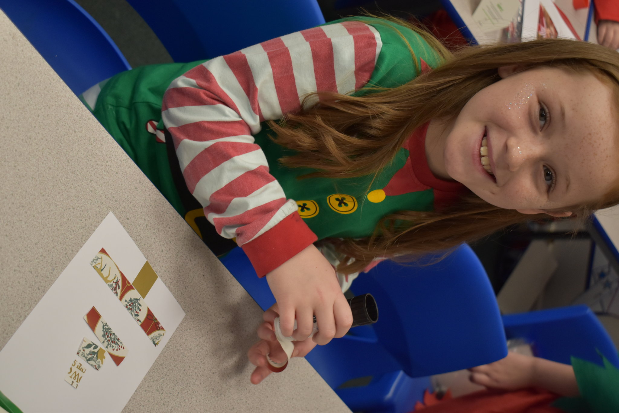 Image of Year Six design Christmas cards for Whiston Hospital!