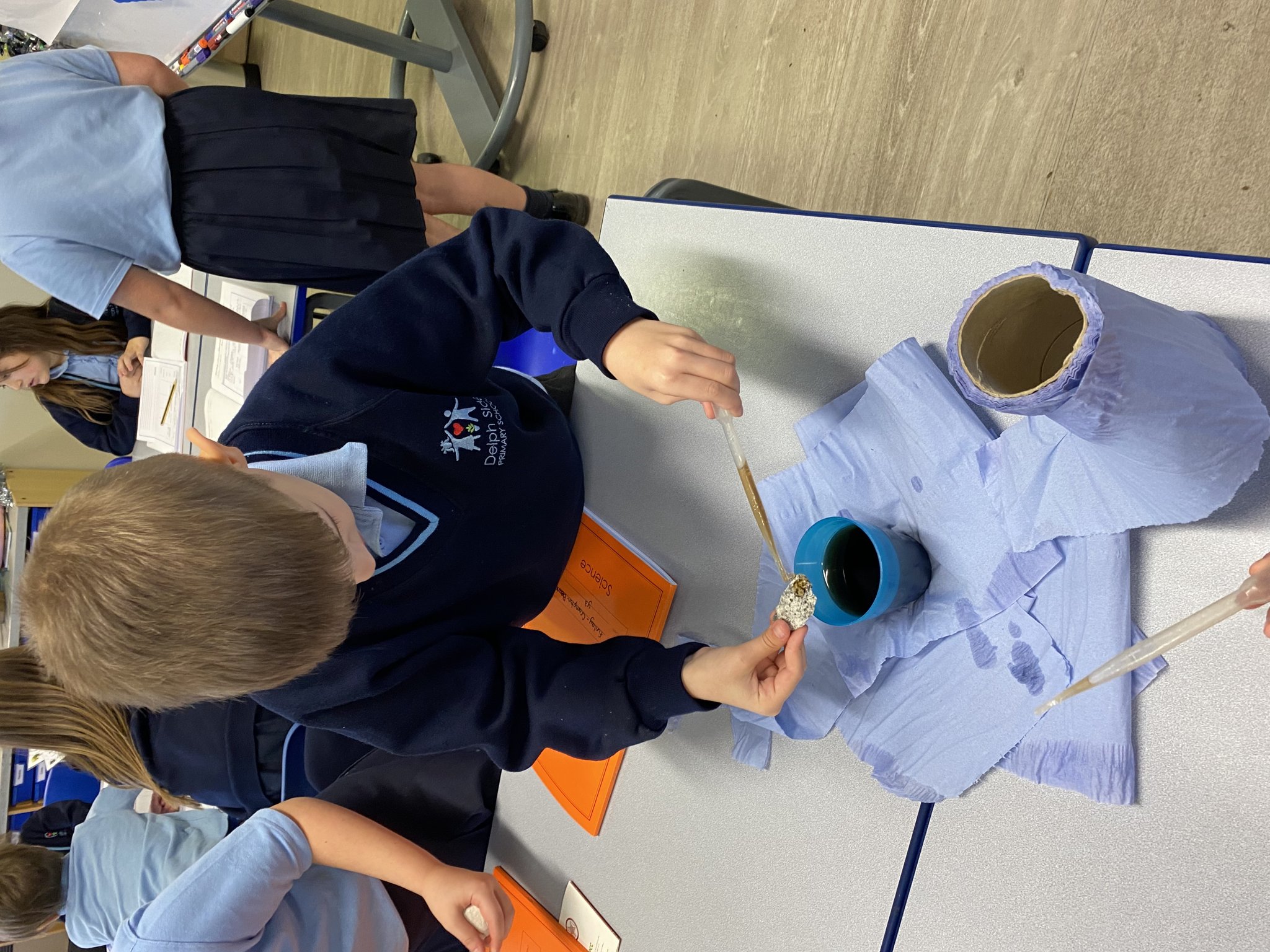 Image of Y3 Science Rock Experiment