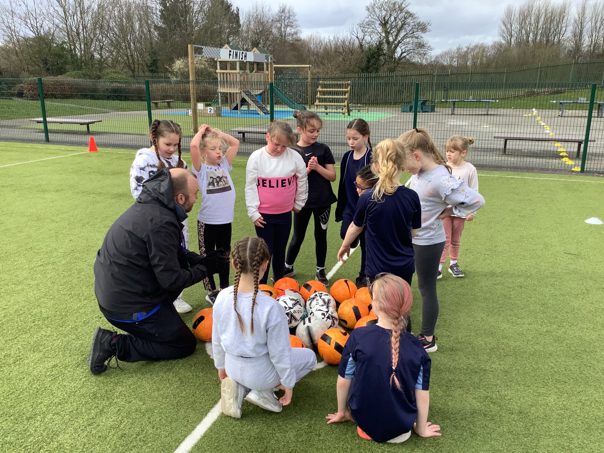 Image of Year 4 - Football with Mr Paterson 