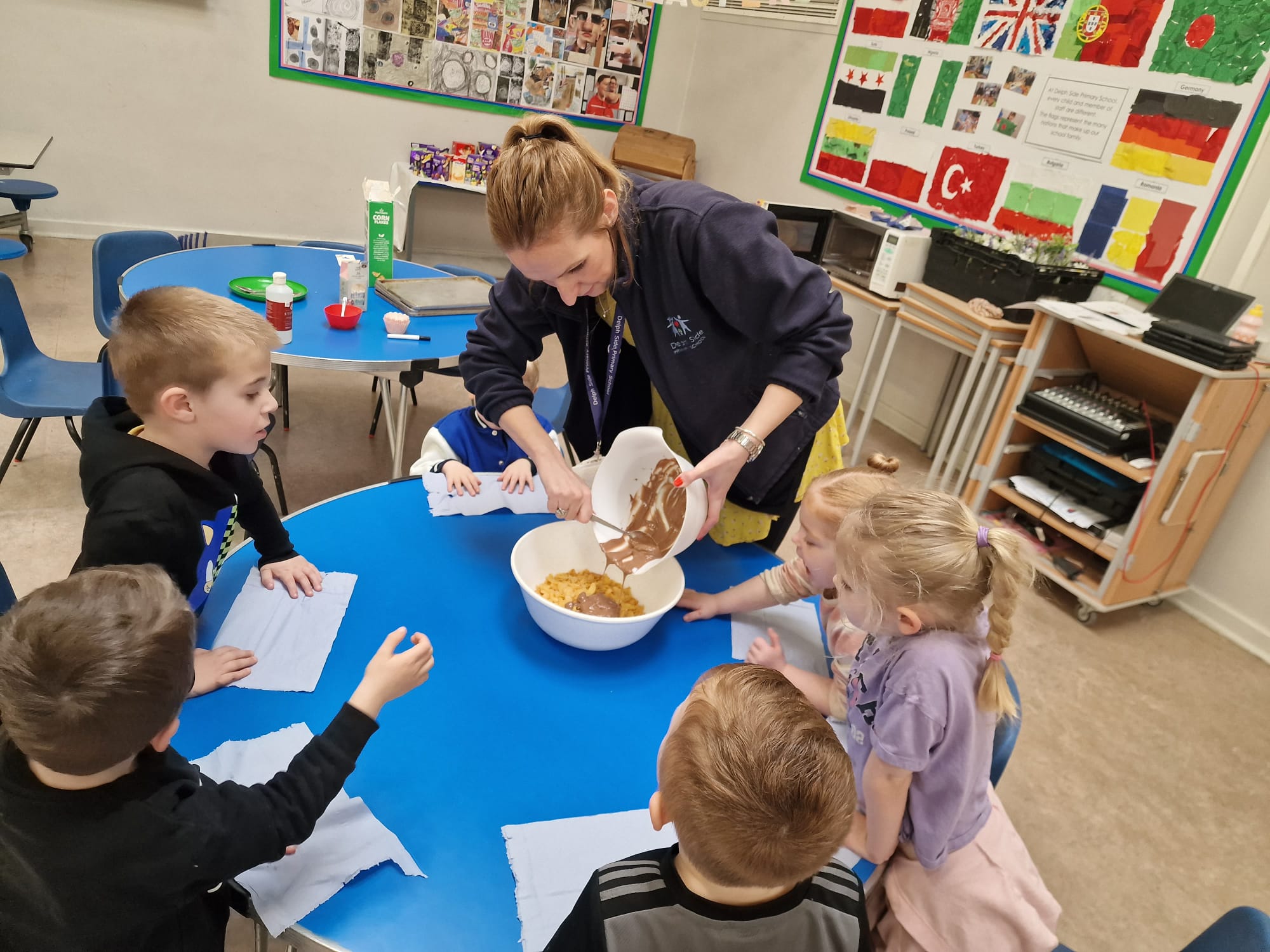 Image of Reception- combing numbers, repeating patterns and Easter fun!