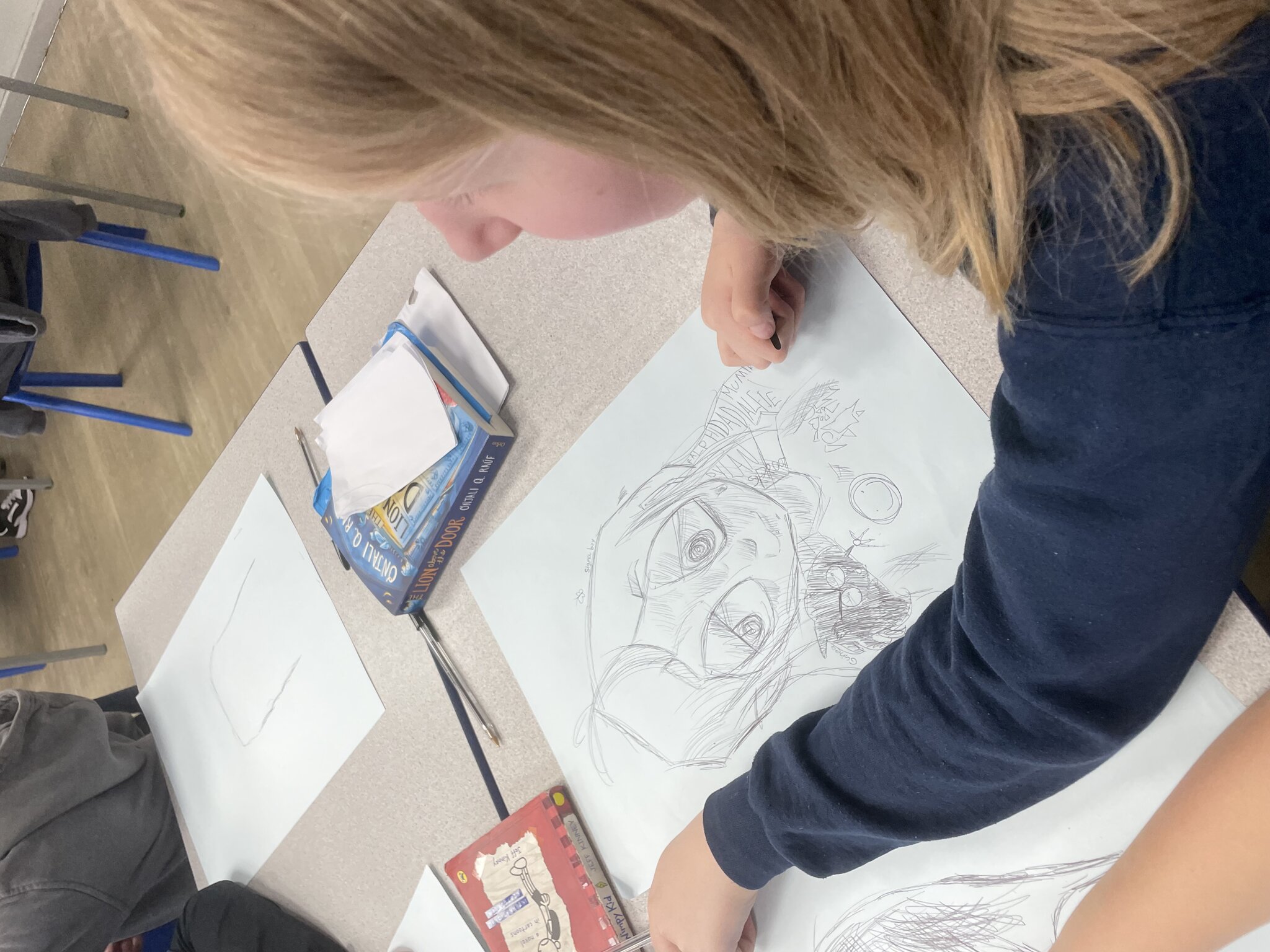 Image of Year 6: Me! (Mike Barratt inspired Portraits)