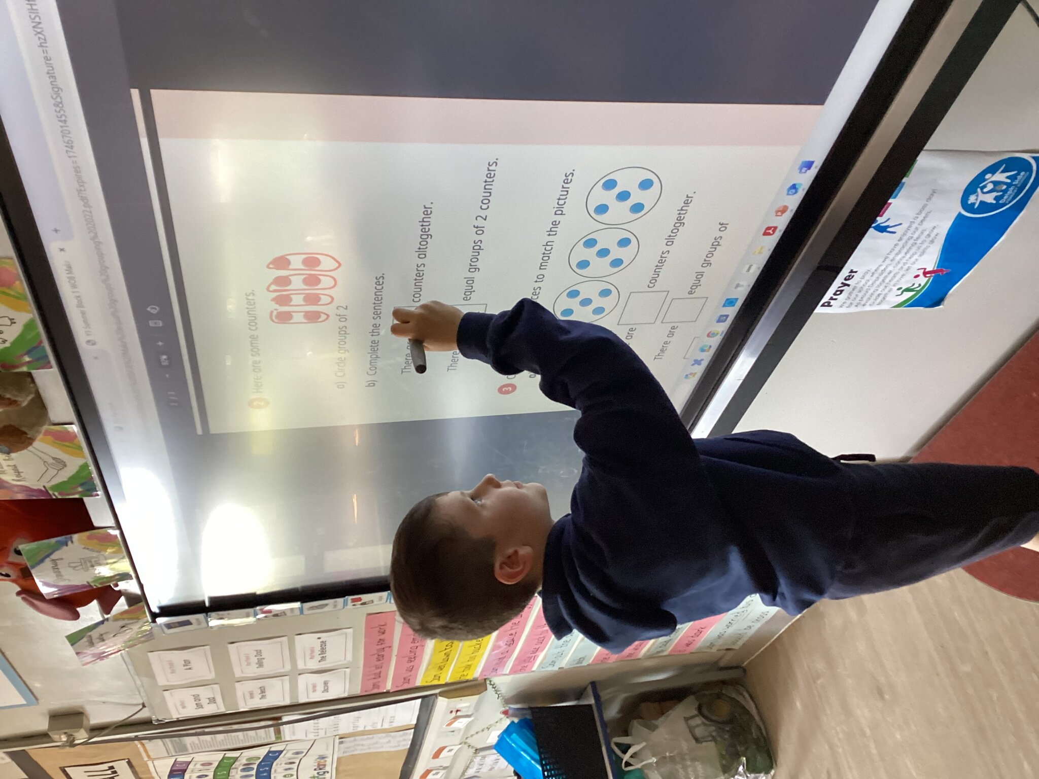 Image of Year 1 - Making equal groups in Maths