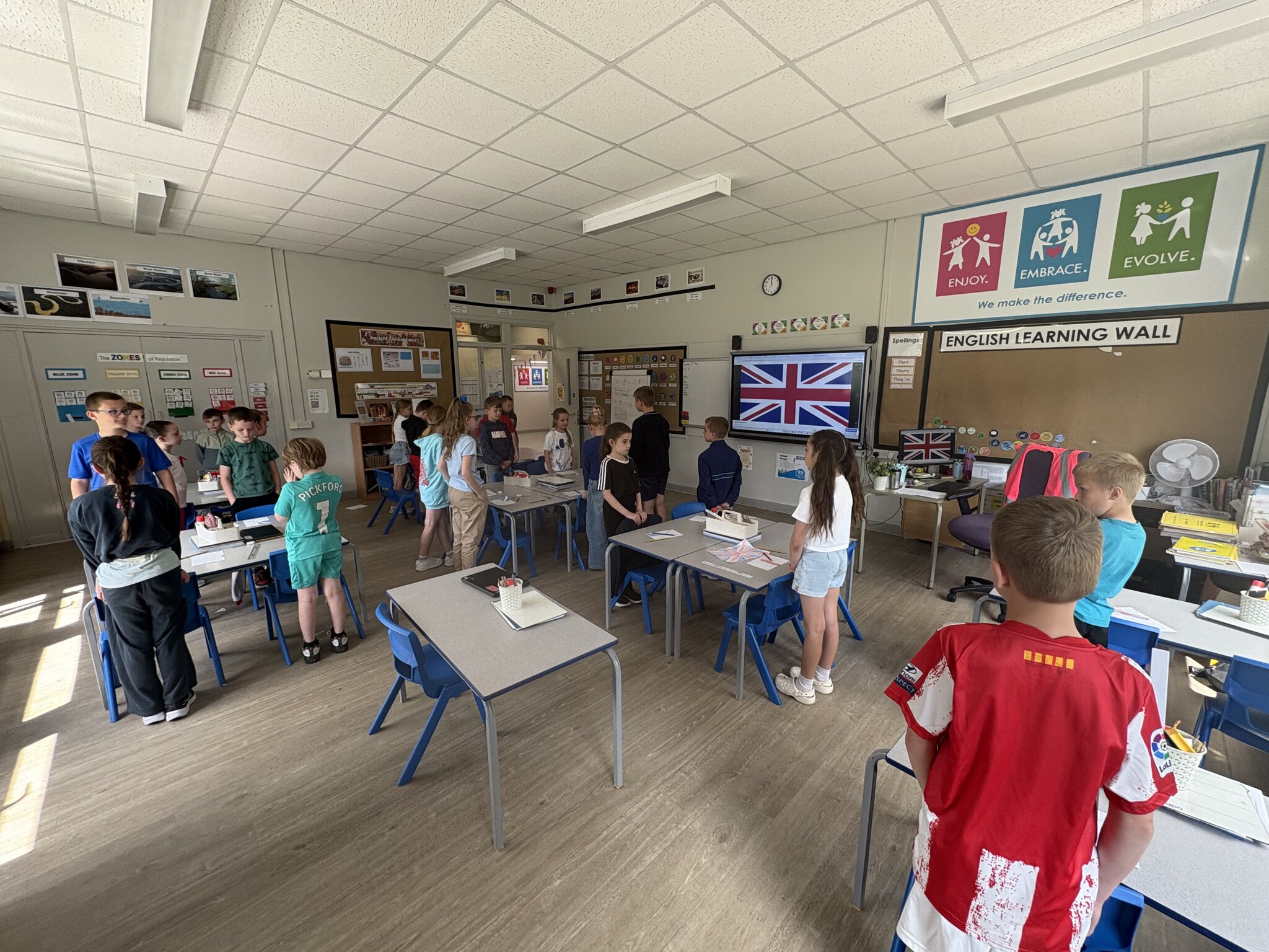 Image of VE day in Year 4