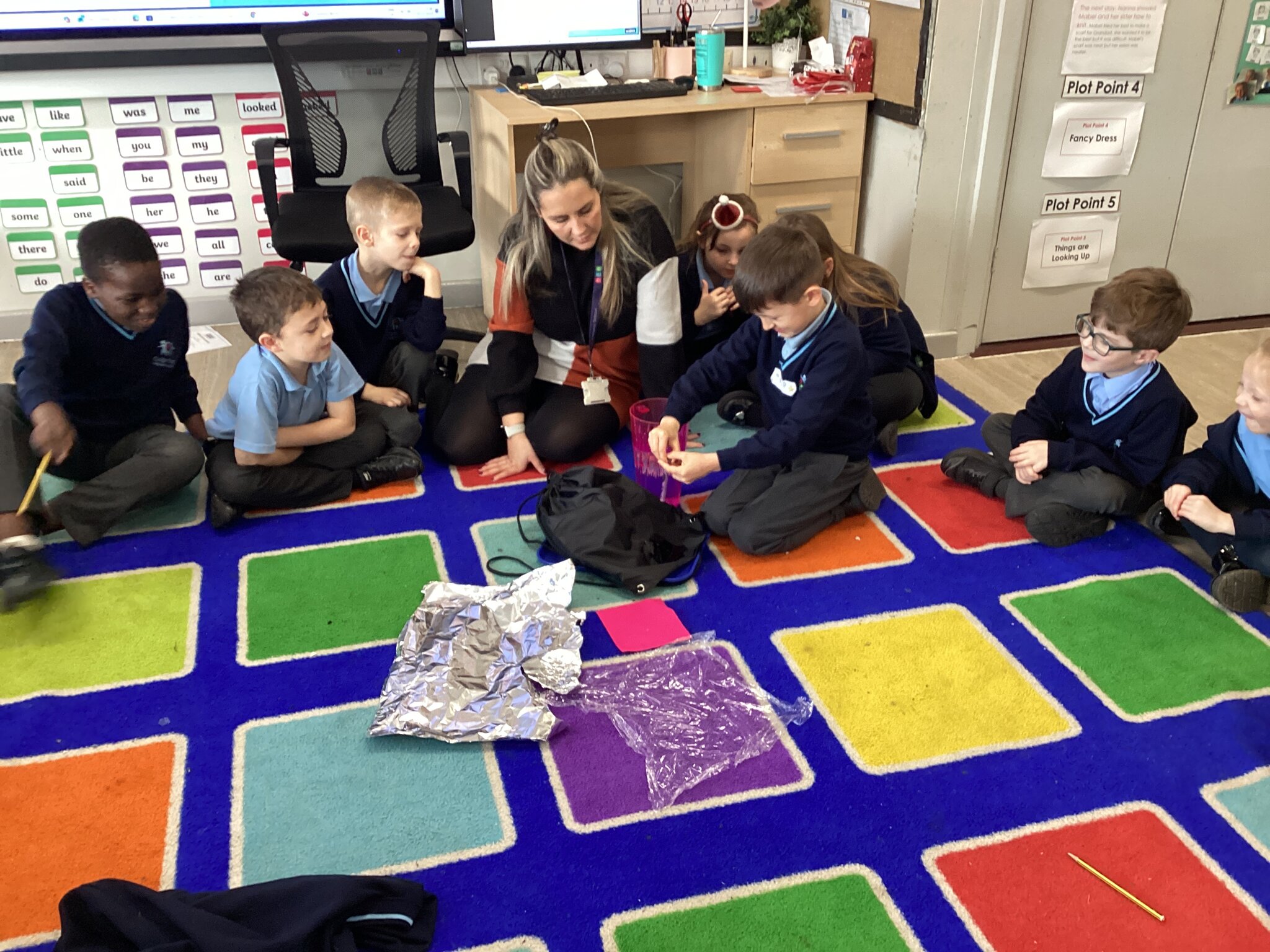 Image of Year 2 - Investigating water proof materials