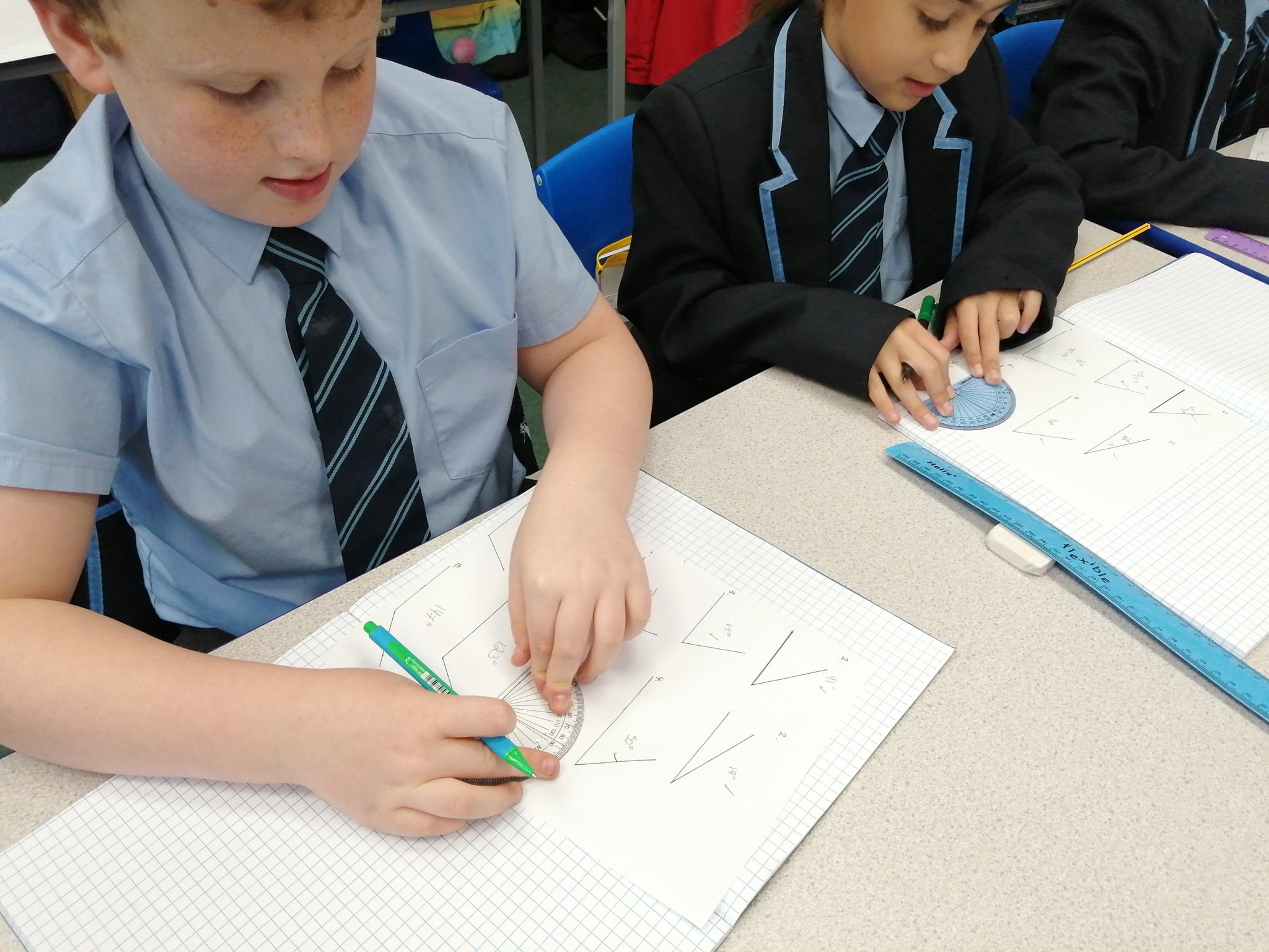 Image of Y6 Protractor Work