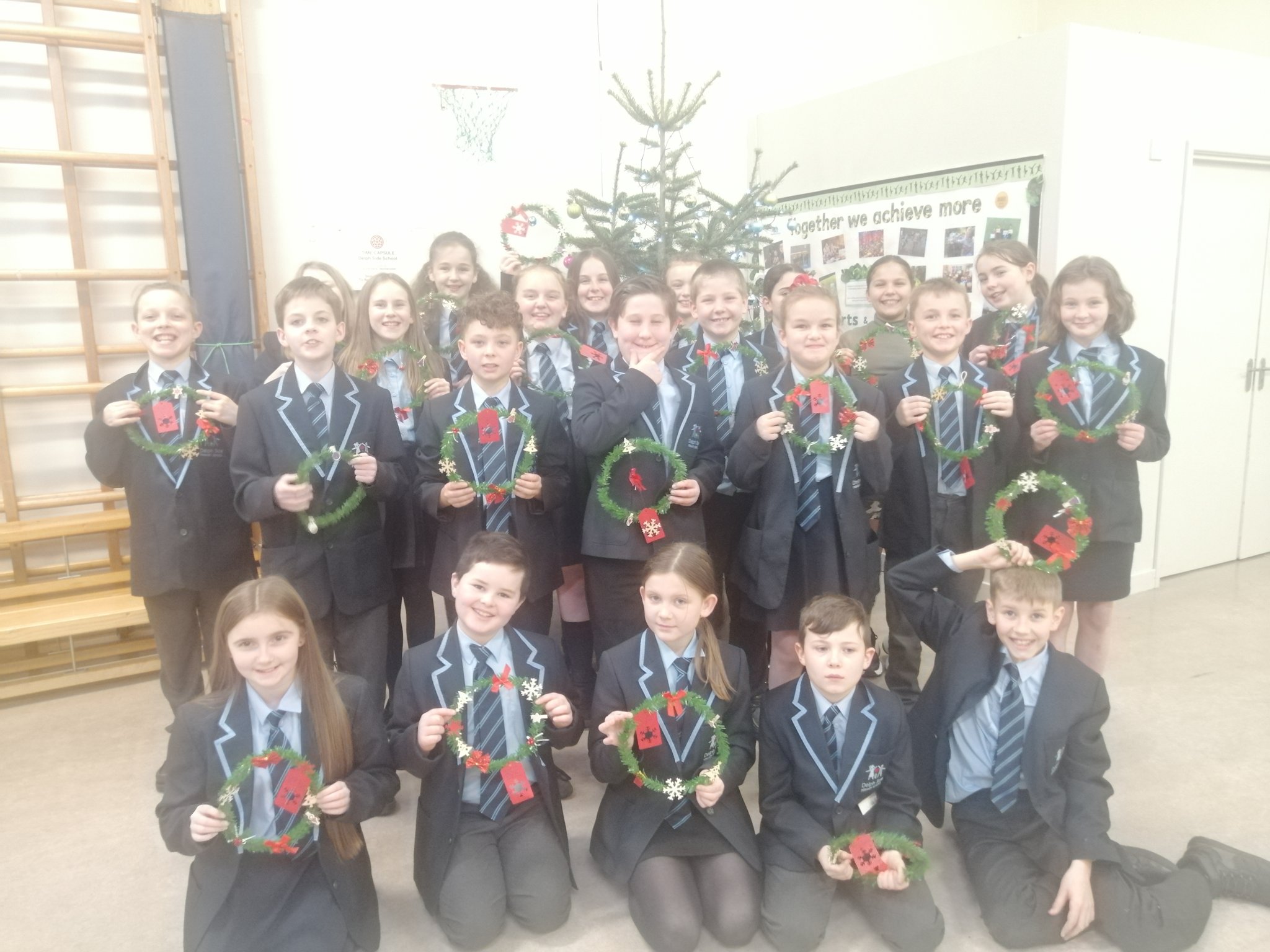 Image of Year Six Make Christmas Wreaths