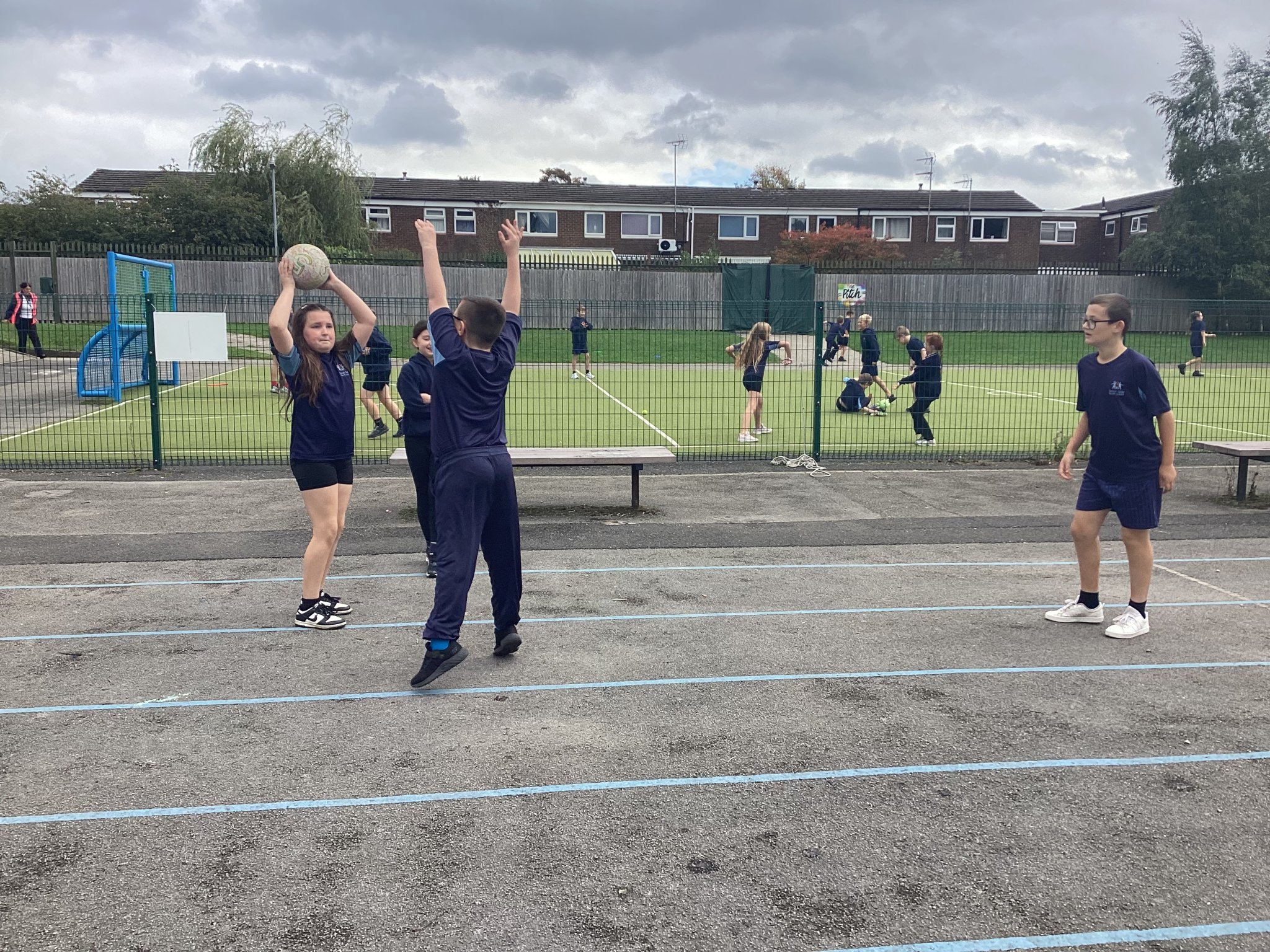 Image of Netball in Year 6!