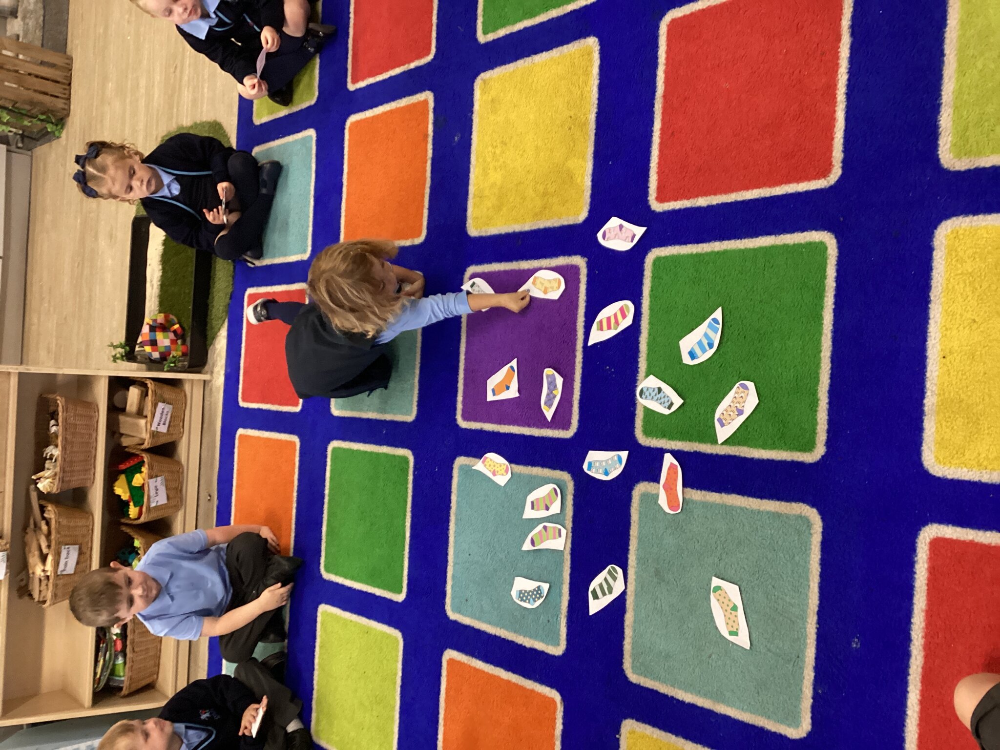 Image of Reception- Elmer & matching and sorting 