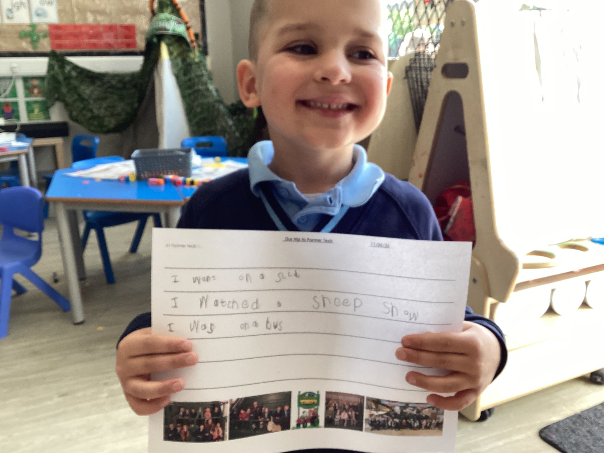 Image of Reception- All about the farm and tangrams