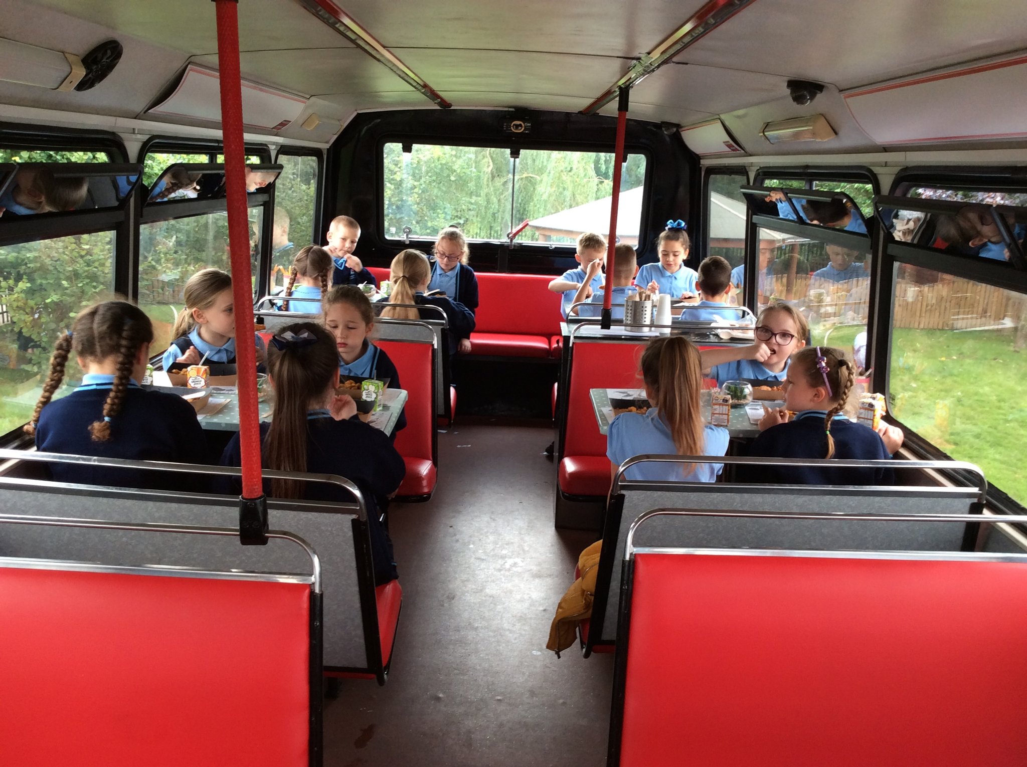 Image of Year 4 - Big Red Bus Lunch 