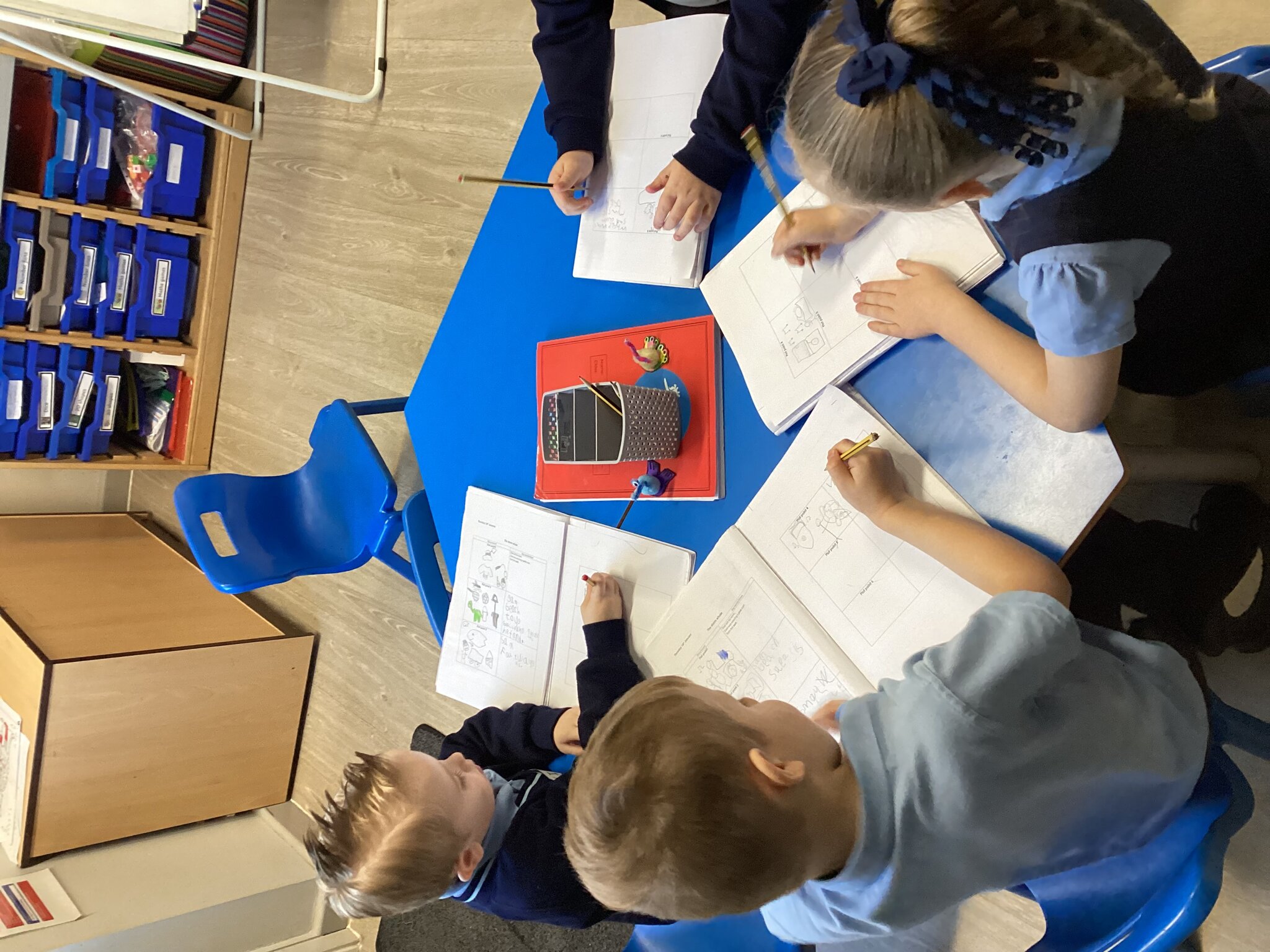 Image of Y1 writing