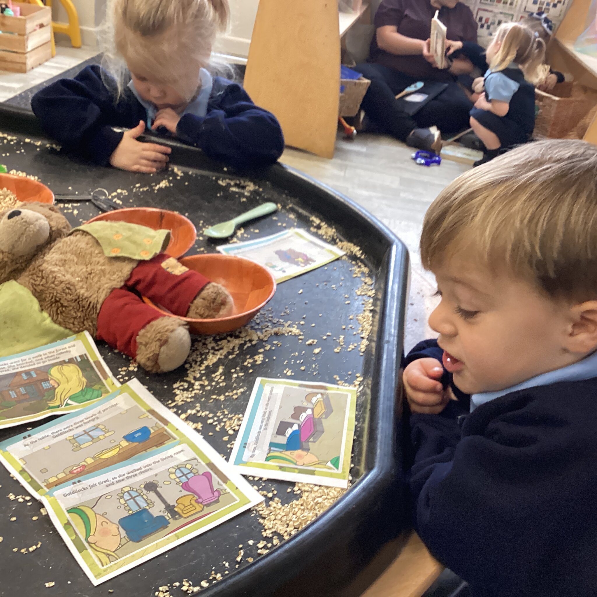 Image of Goldilocks and the three bears 