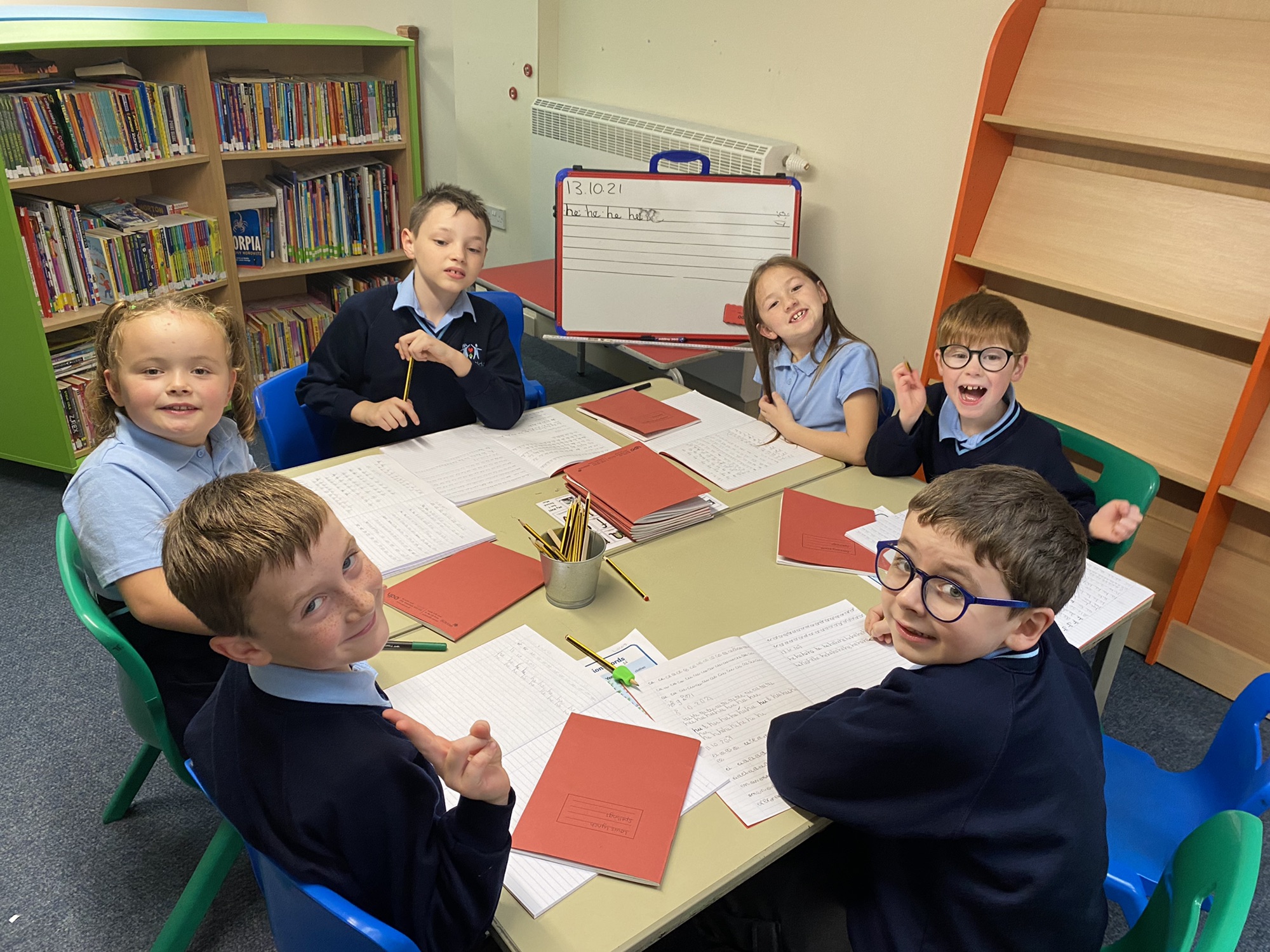 Image of Handwriting heroes in Year 3