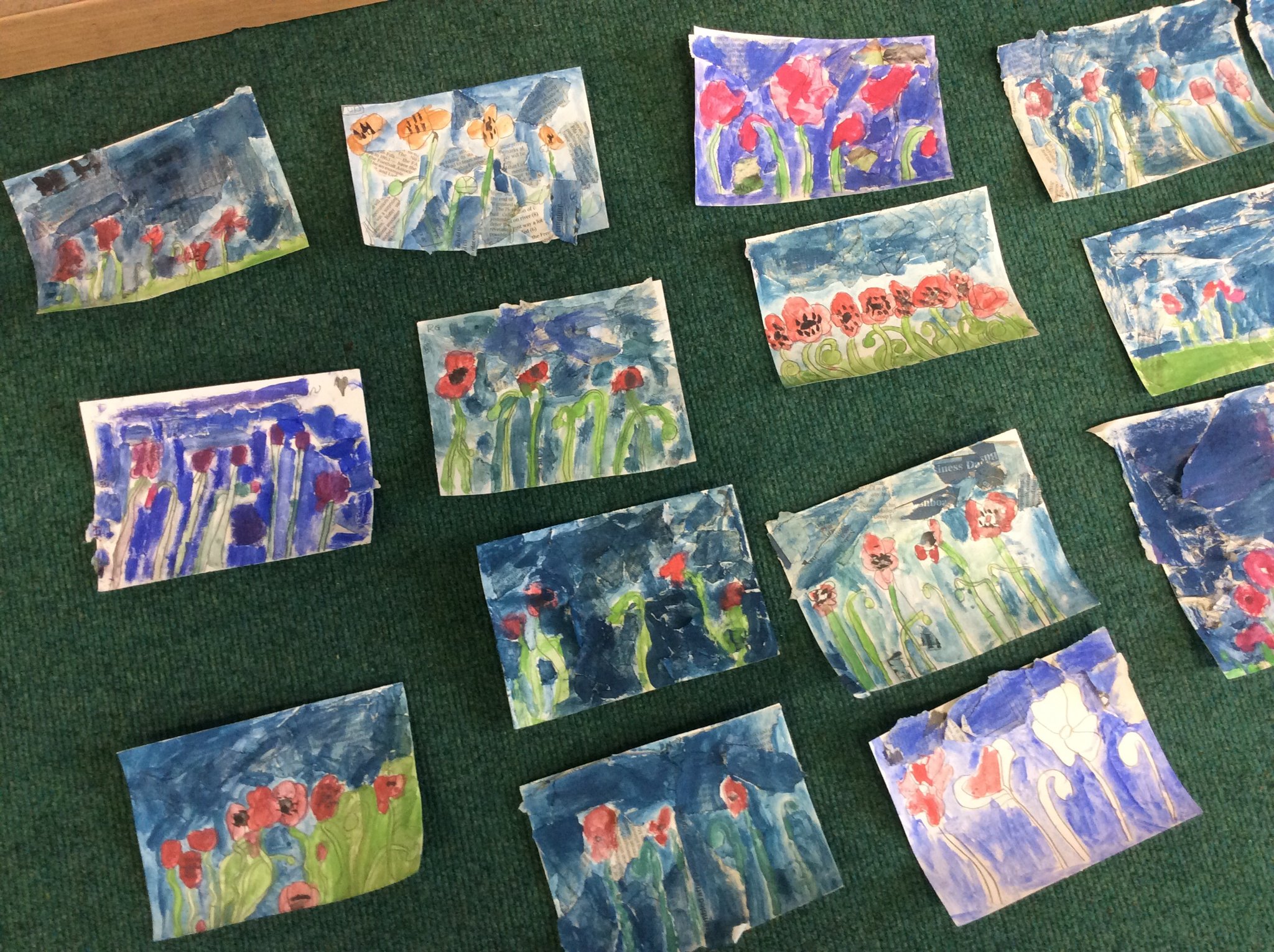 Image of Year 4 - Poppy Art 