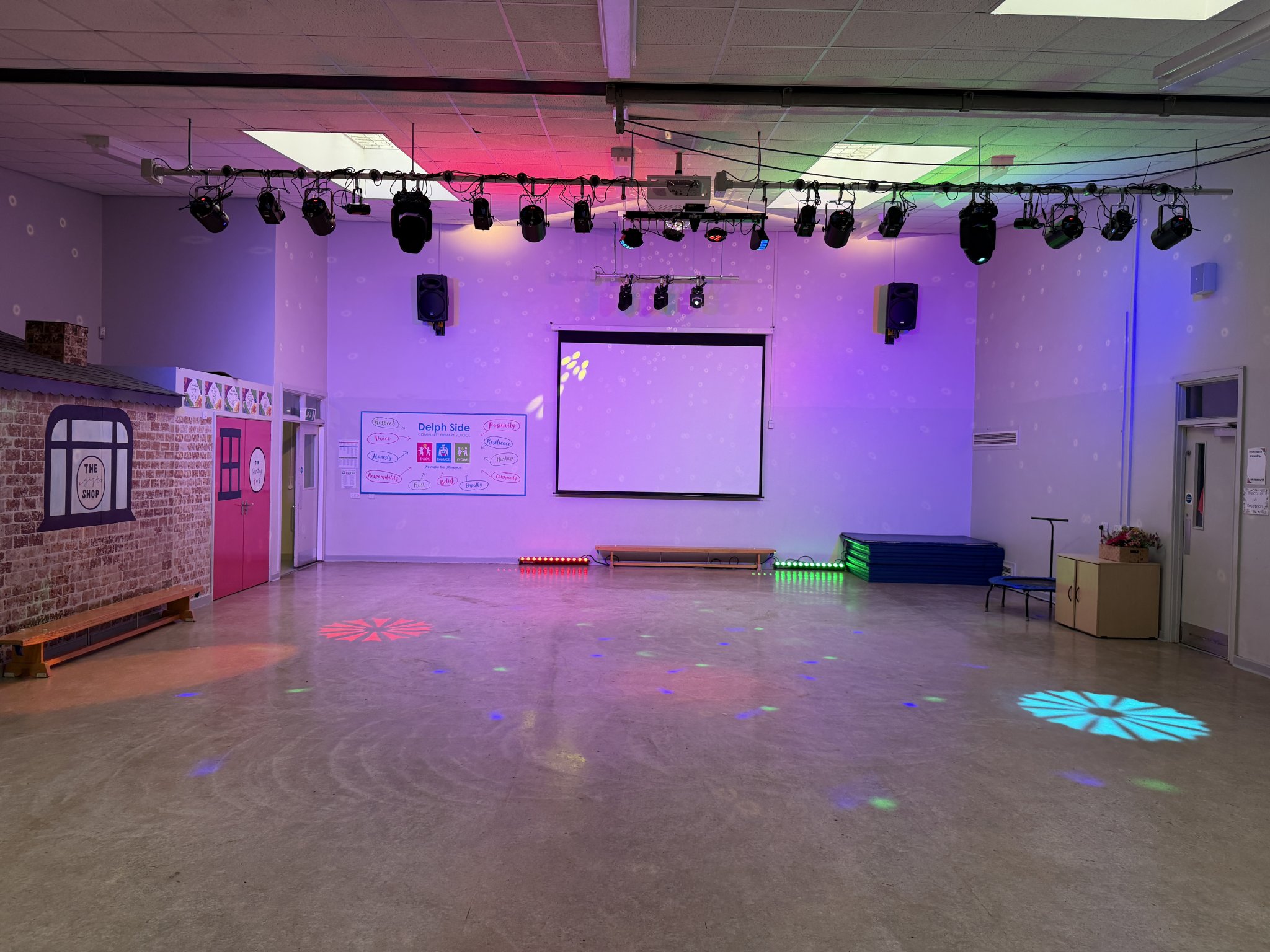Image of New disco and stage lights