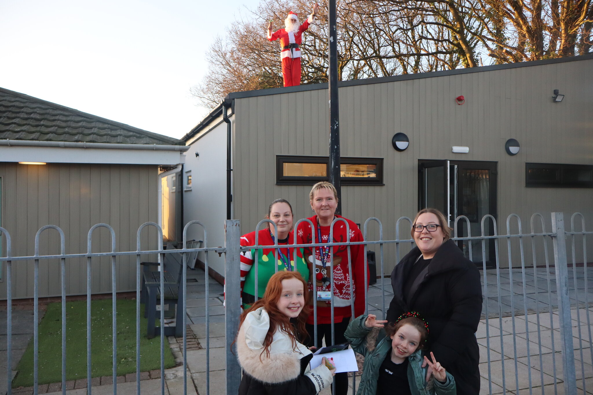 Image of Santa waves us off for Christmas
