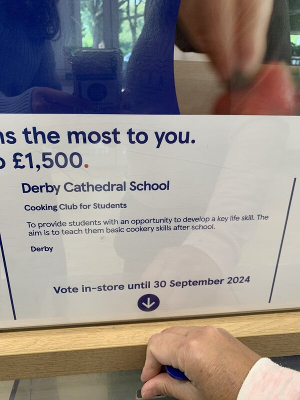 Image of Show your support for DCS Cooking Club.....Every vote counts!